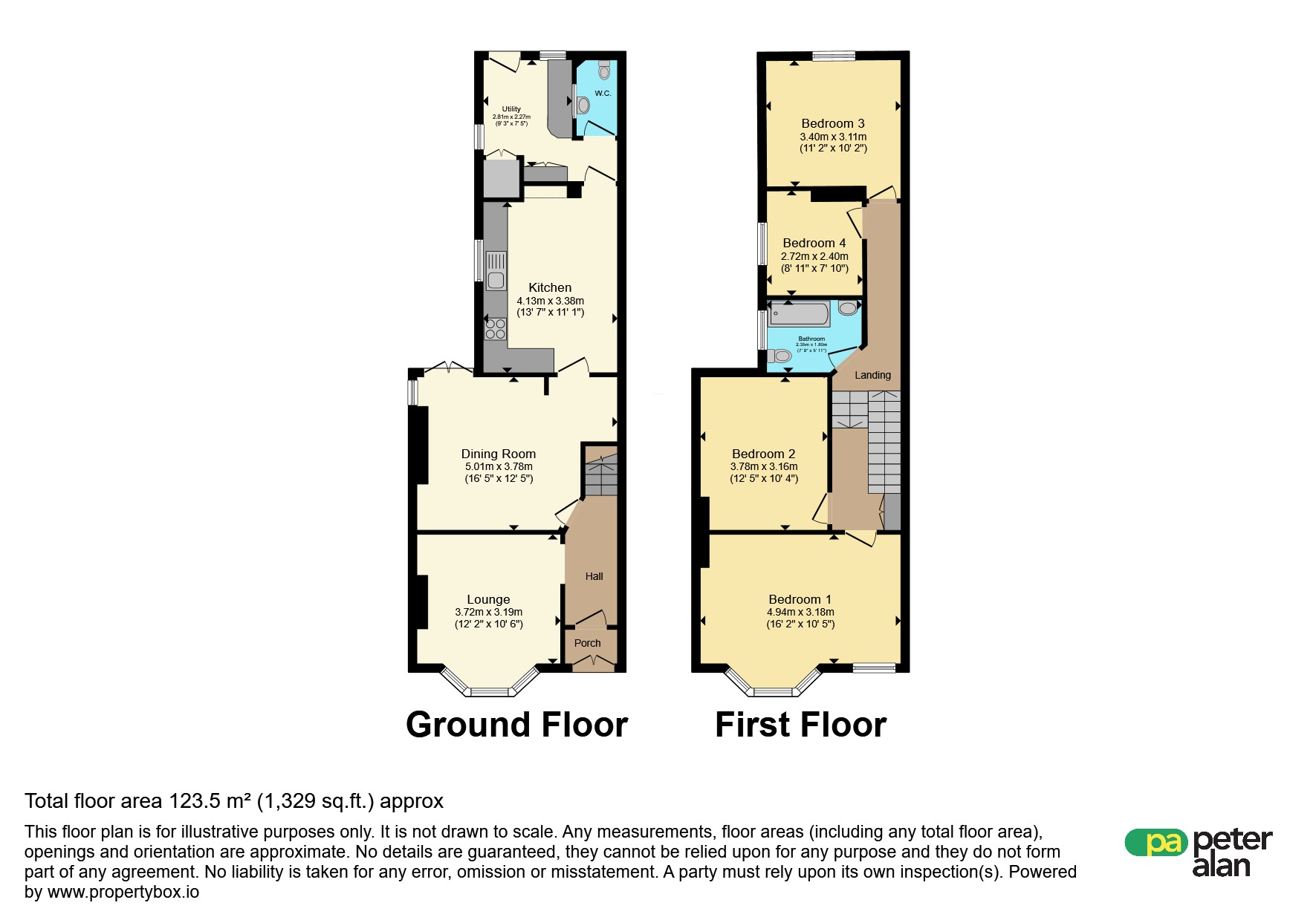 Gladstone Road, Barry floorplan