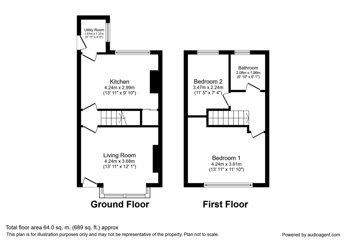 2 Bedrooms Semi-detached house to rent in Grange Grove, Riddlesden, Keighley BD20