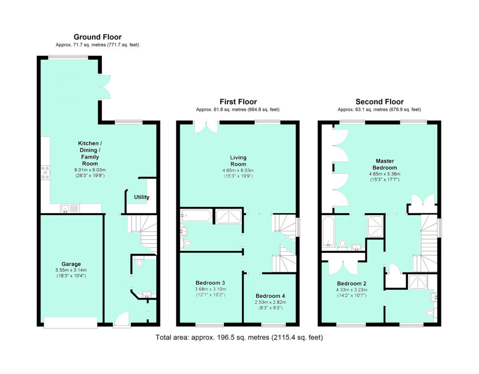 Woolman Road, Watford floorplan