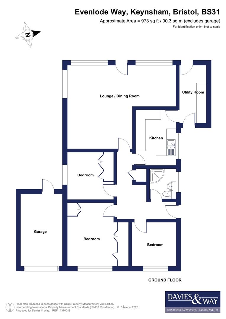 14, Evenlode Way, Bristol floorplan