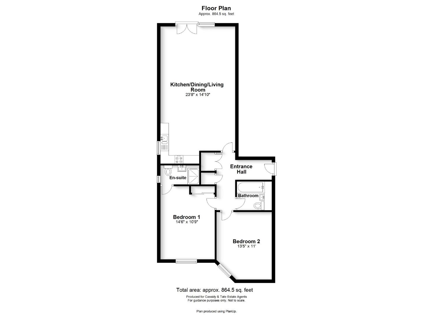 Flat 9, King House, Victoria Street, St. Albans floorplan
