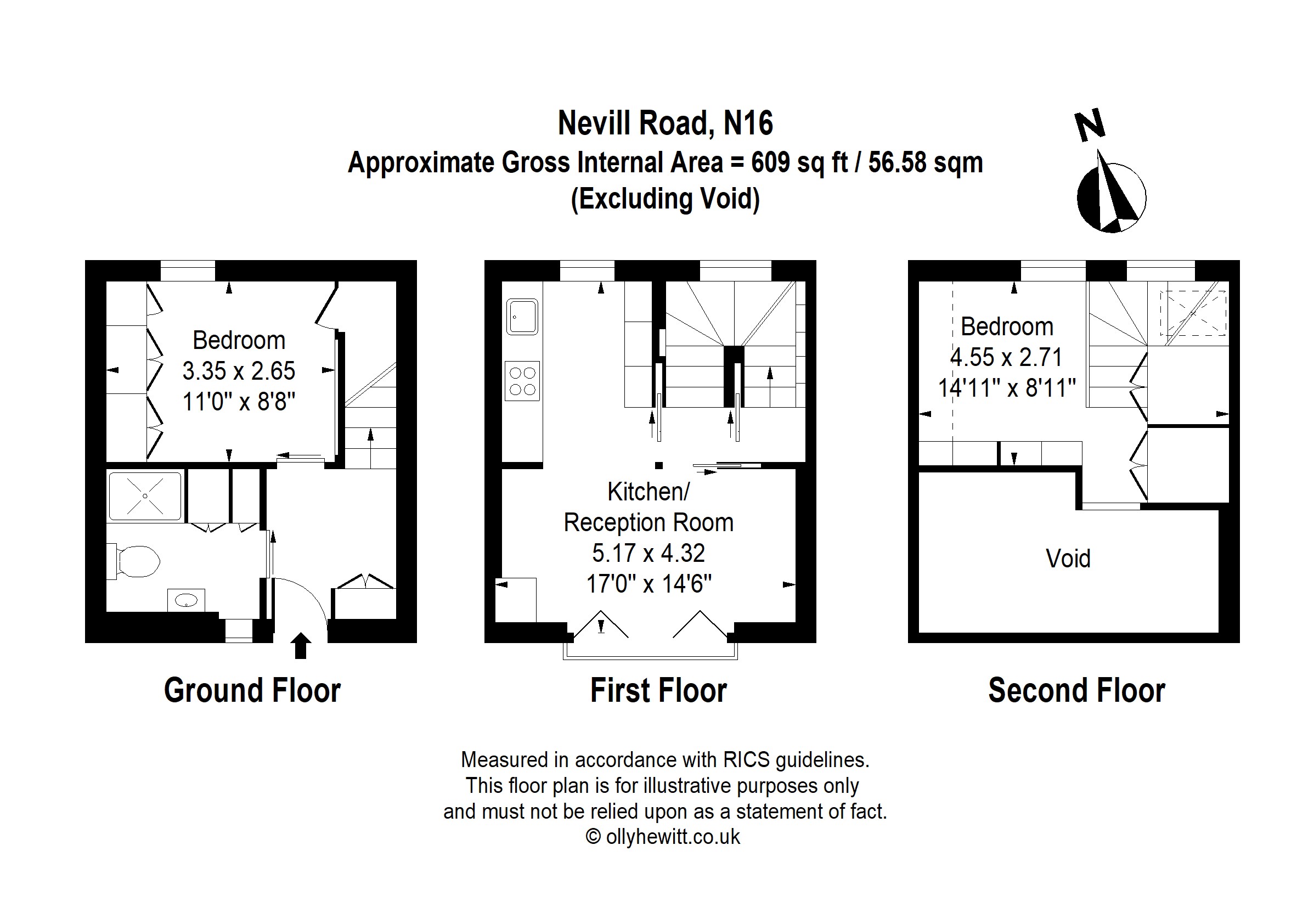 The Studio, 2, Nevill Road, London floorplan