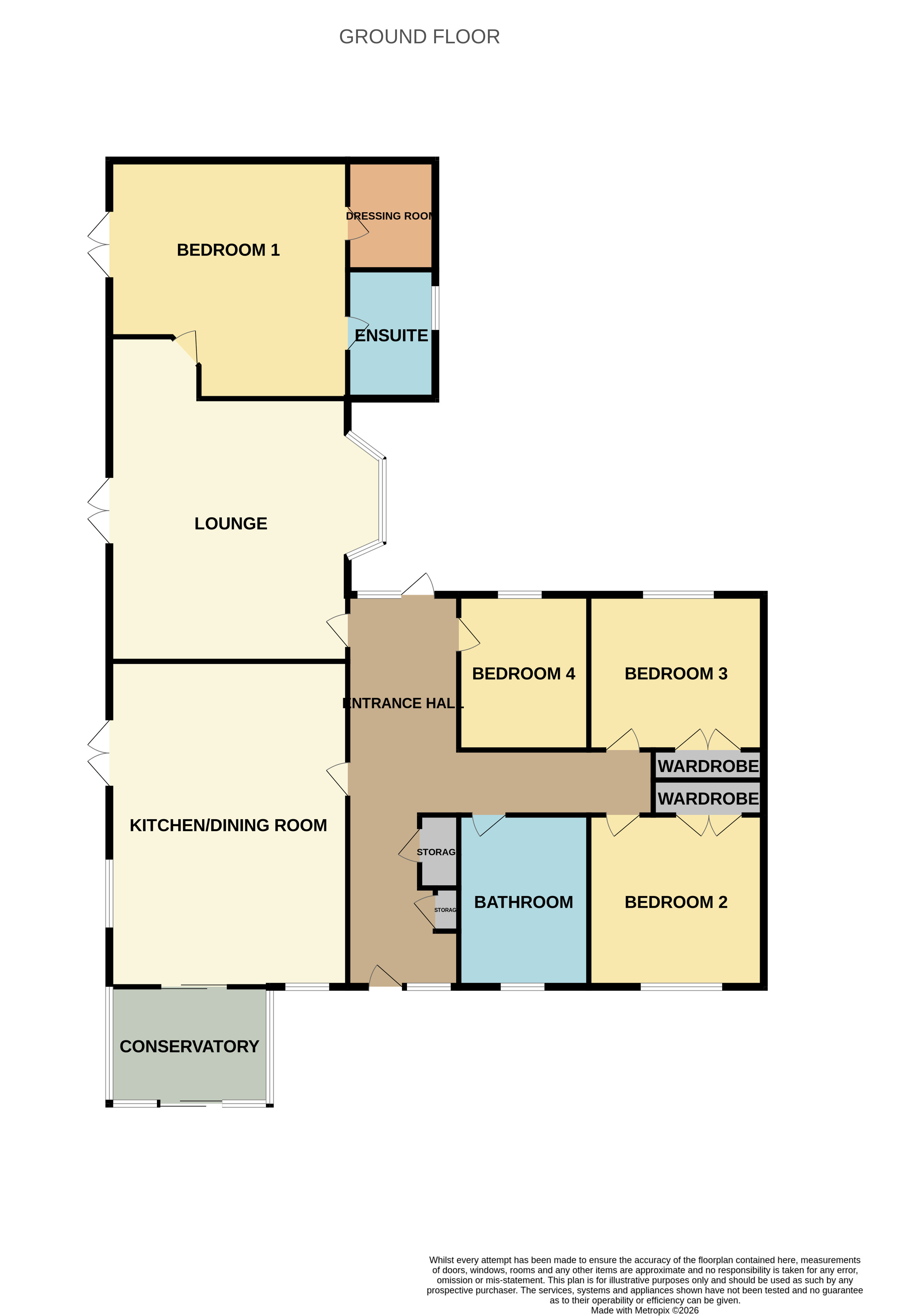 11, Garton Close, Swadlincote floorplan