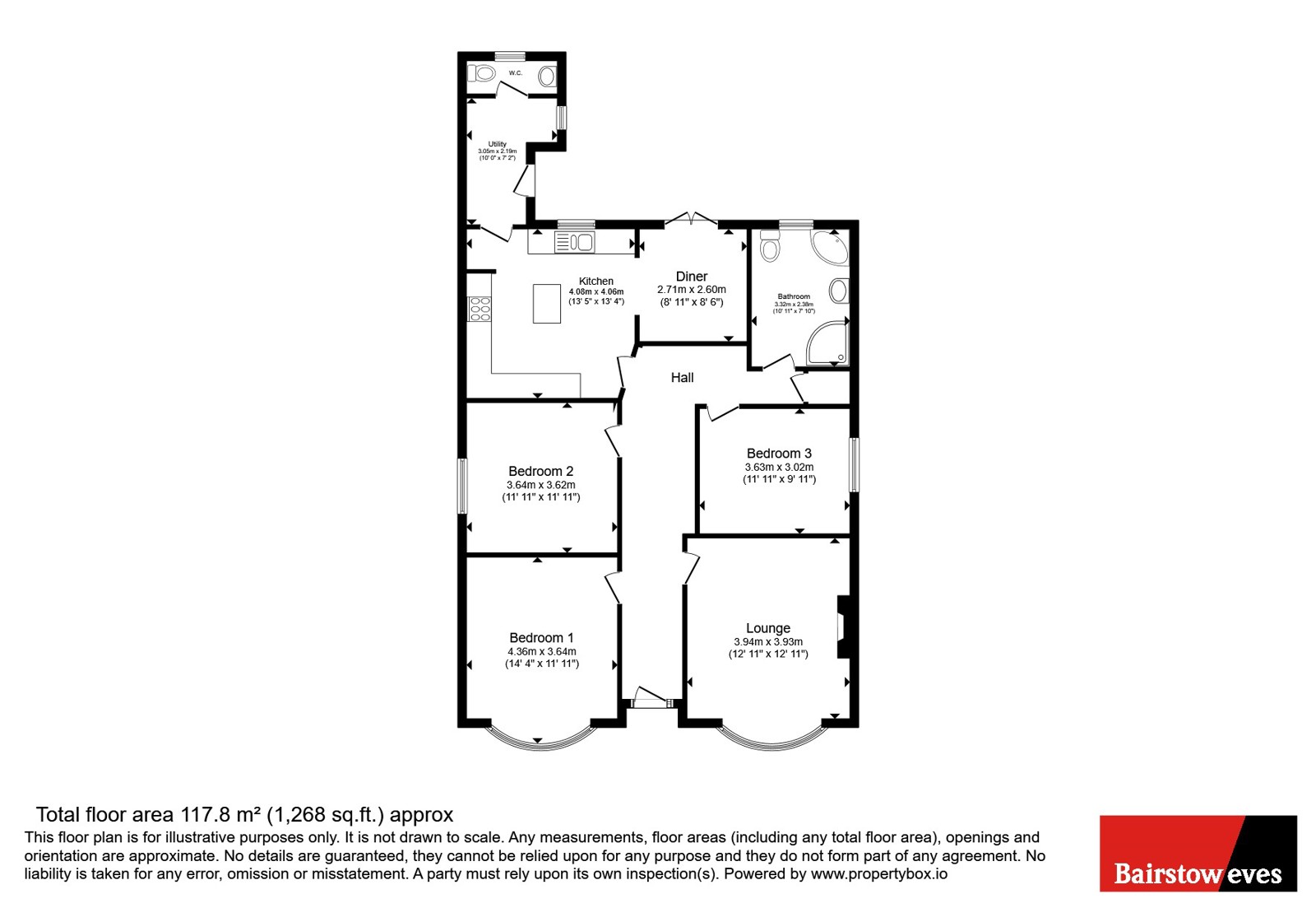 109, Church Road, Lincolnshire floorplan