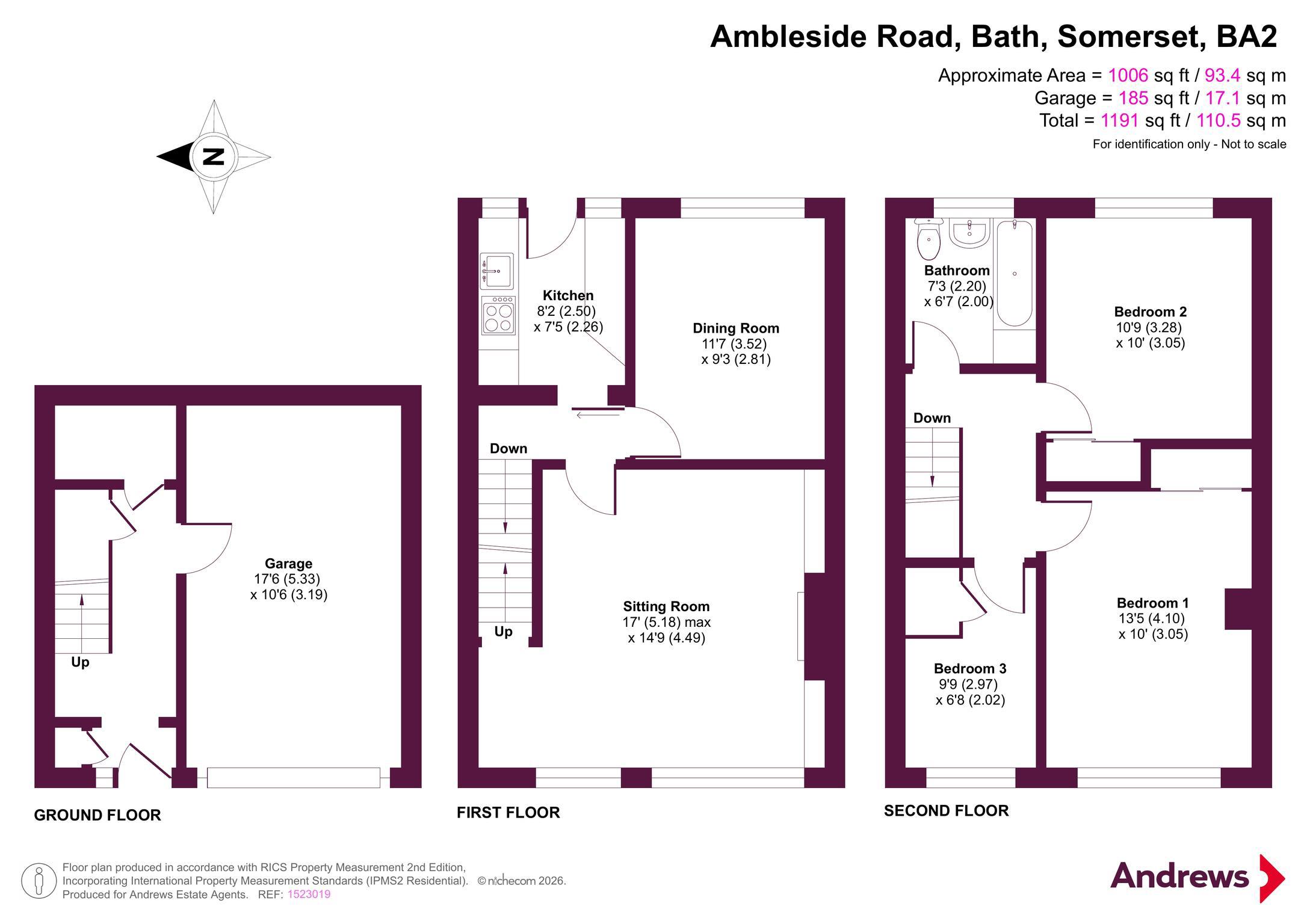 Ambleside Road, Somerset floorplan