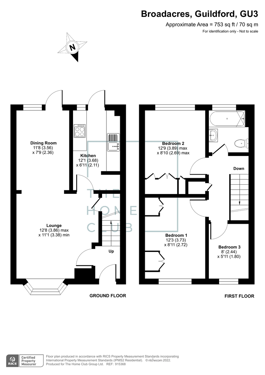 Broadacres, Guildford GU3, 3 bedroom end terrace house to rent