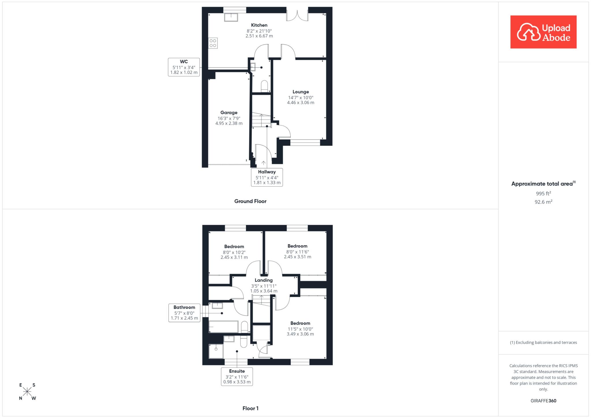 5, McIntosh Gardens, Carluke floorplan
