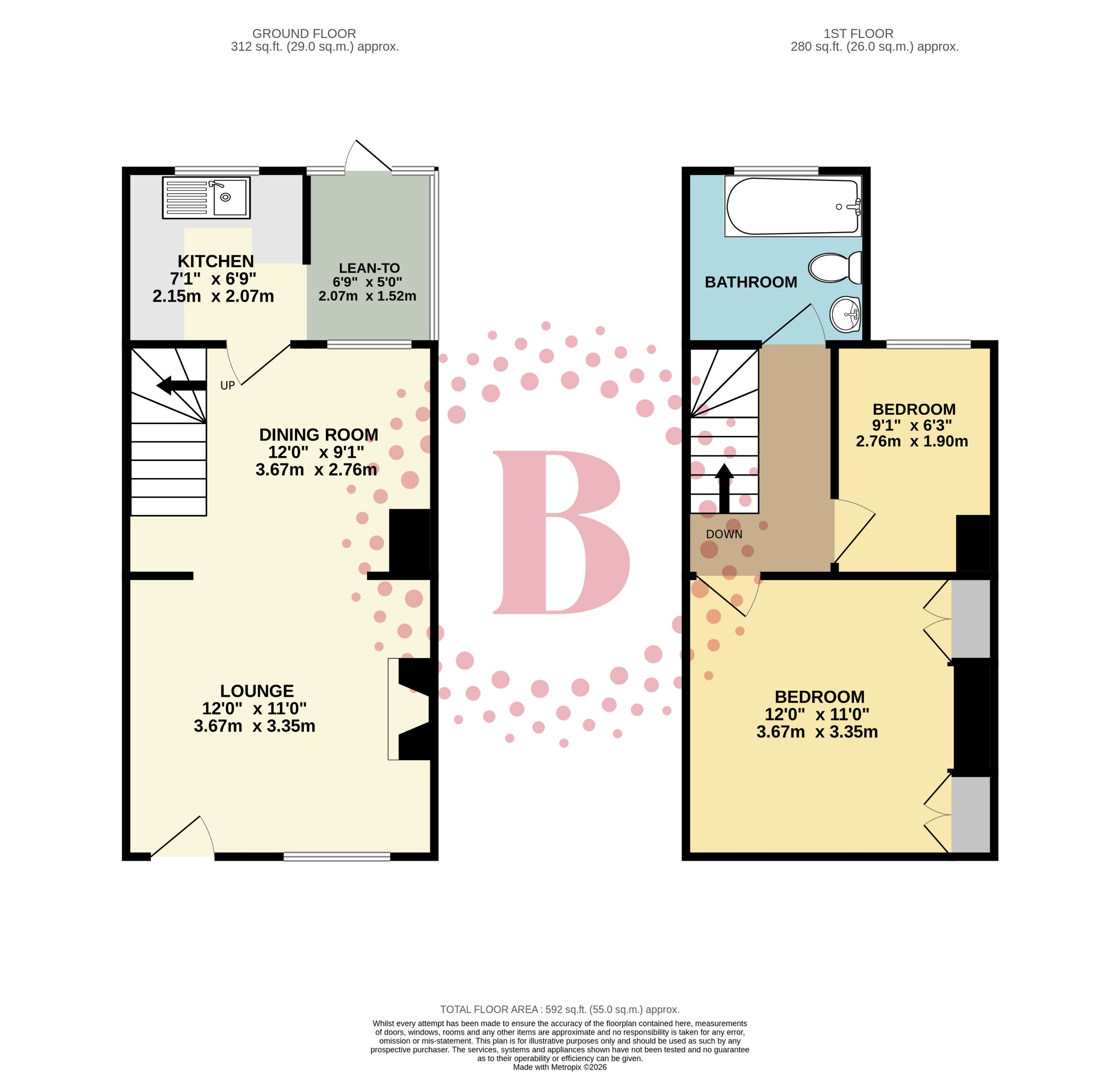 49, New Town, Codicote floorplan