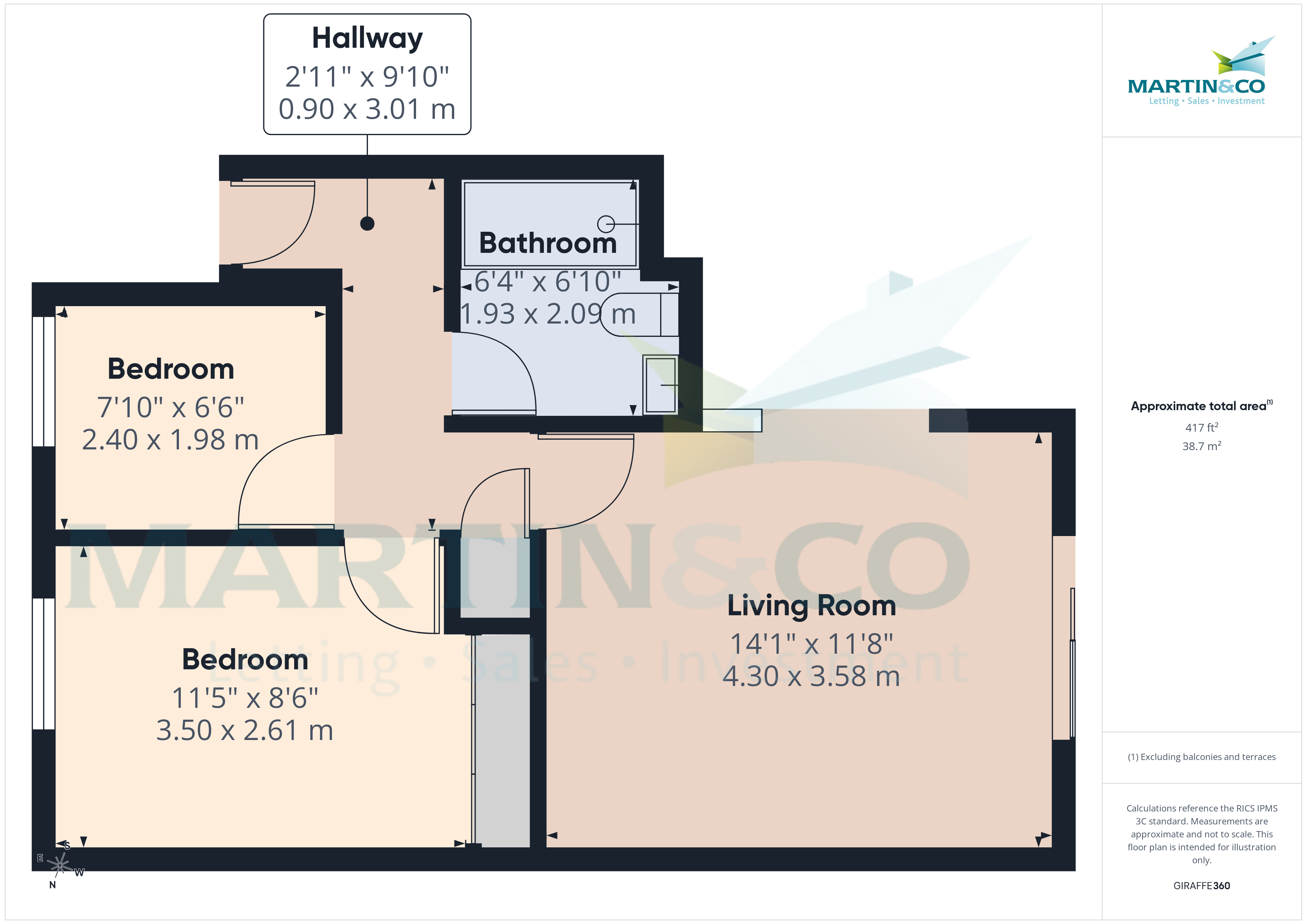 145, White Friars Lane, Plymouth floorplan