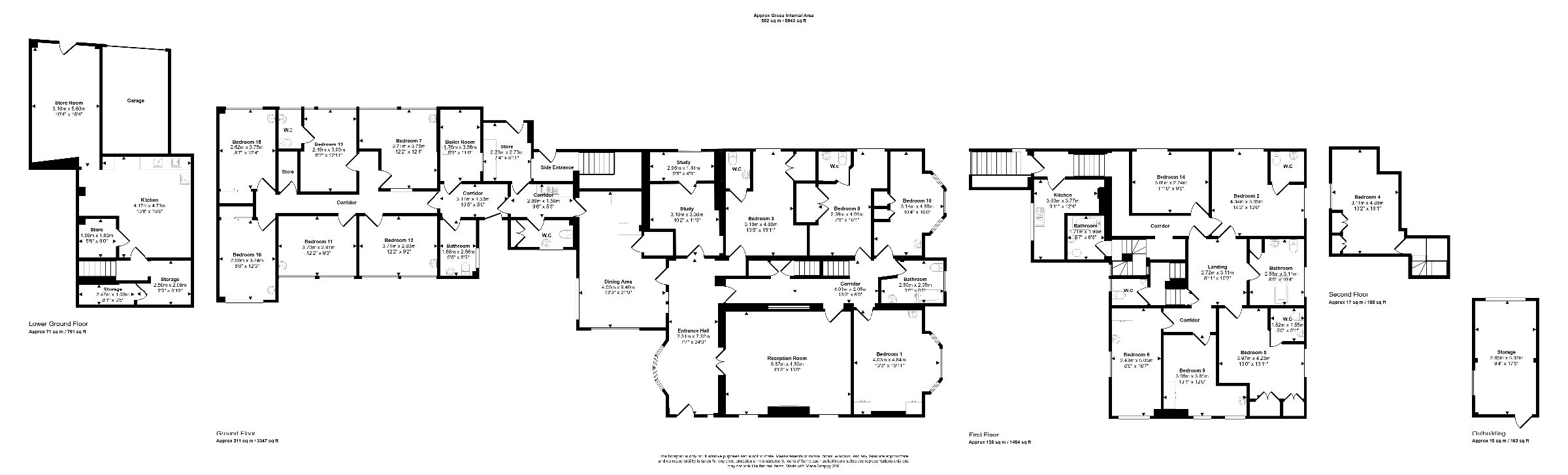 1 Prince Edwards Road, Lewes floorplan