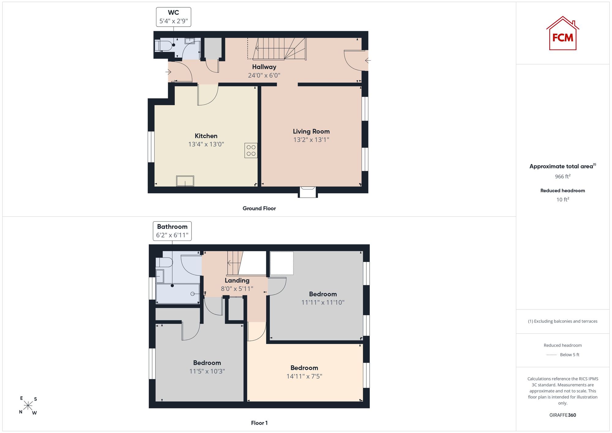12 St. Johns Close, Cleator Moor floorplan