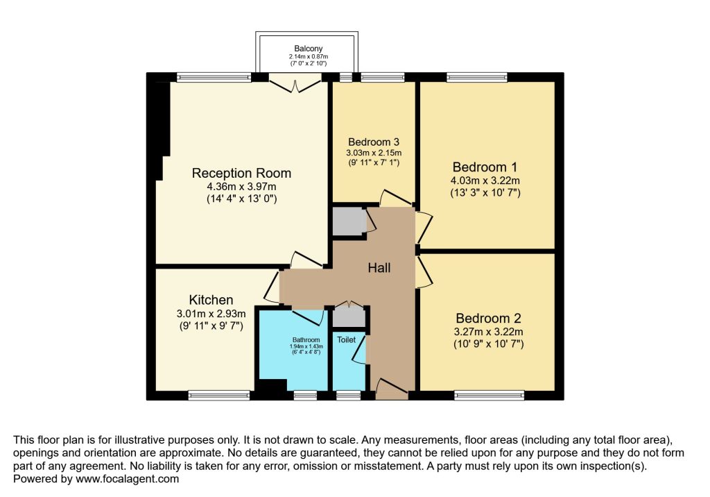 Flat 31, Penfold Court
Laburnum Road, Mitcham floorplan