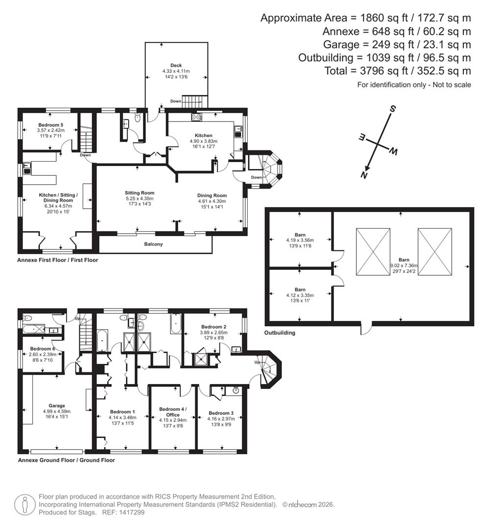 Highfield House, Lansallos, Looe floorplan