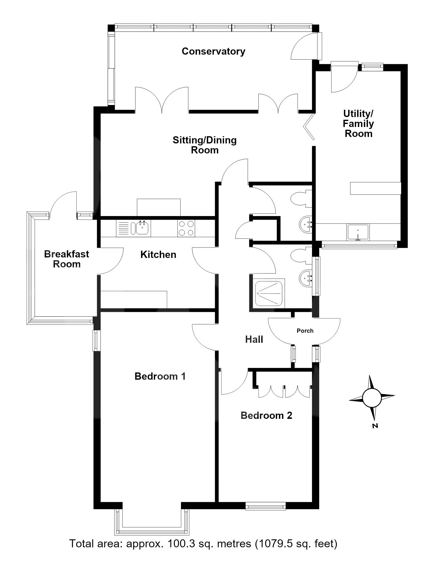 11, Oak Ridge, Exeter floorplan