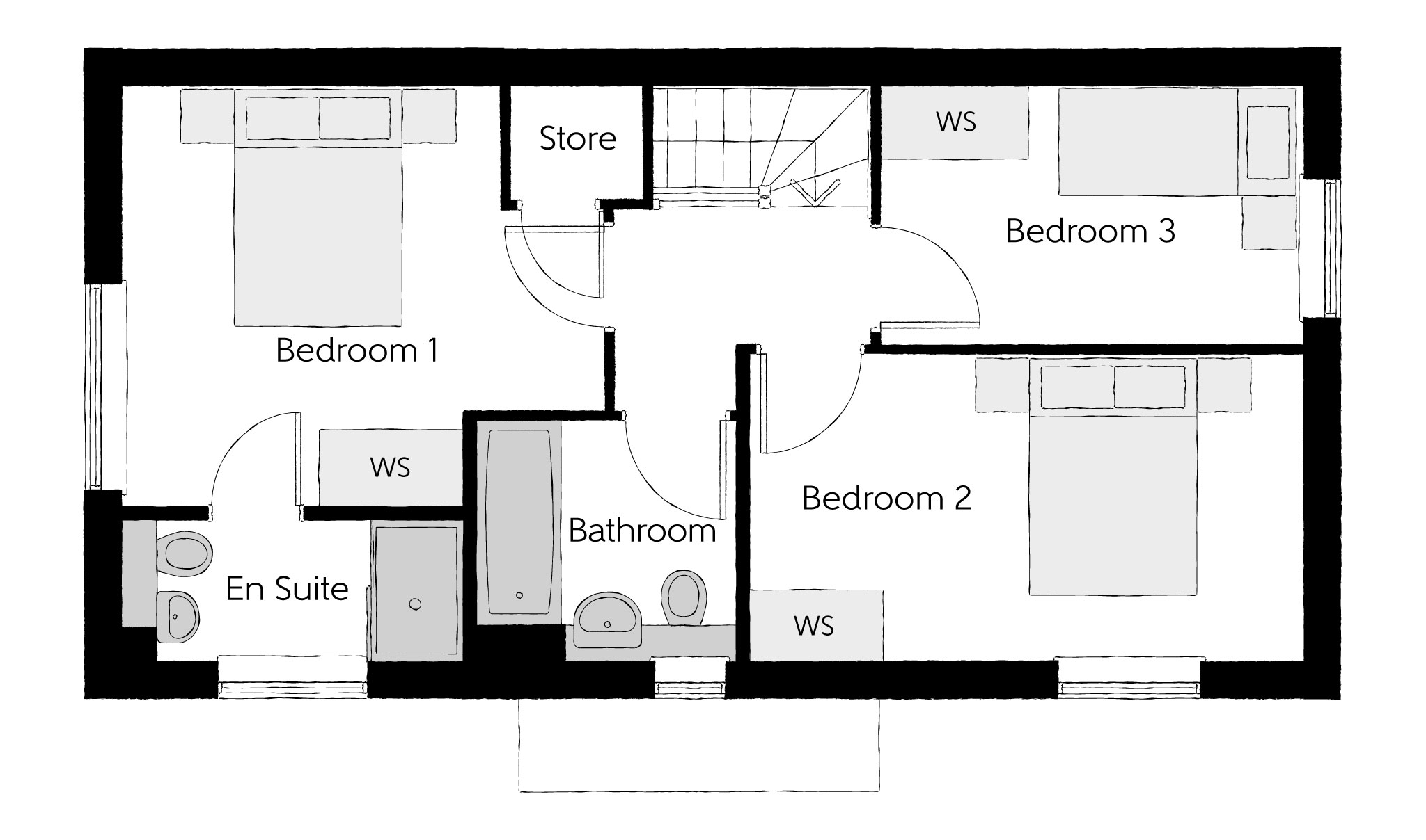 44, Musselburgh Way, Bourne floorplan