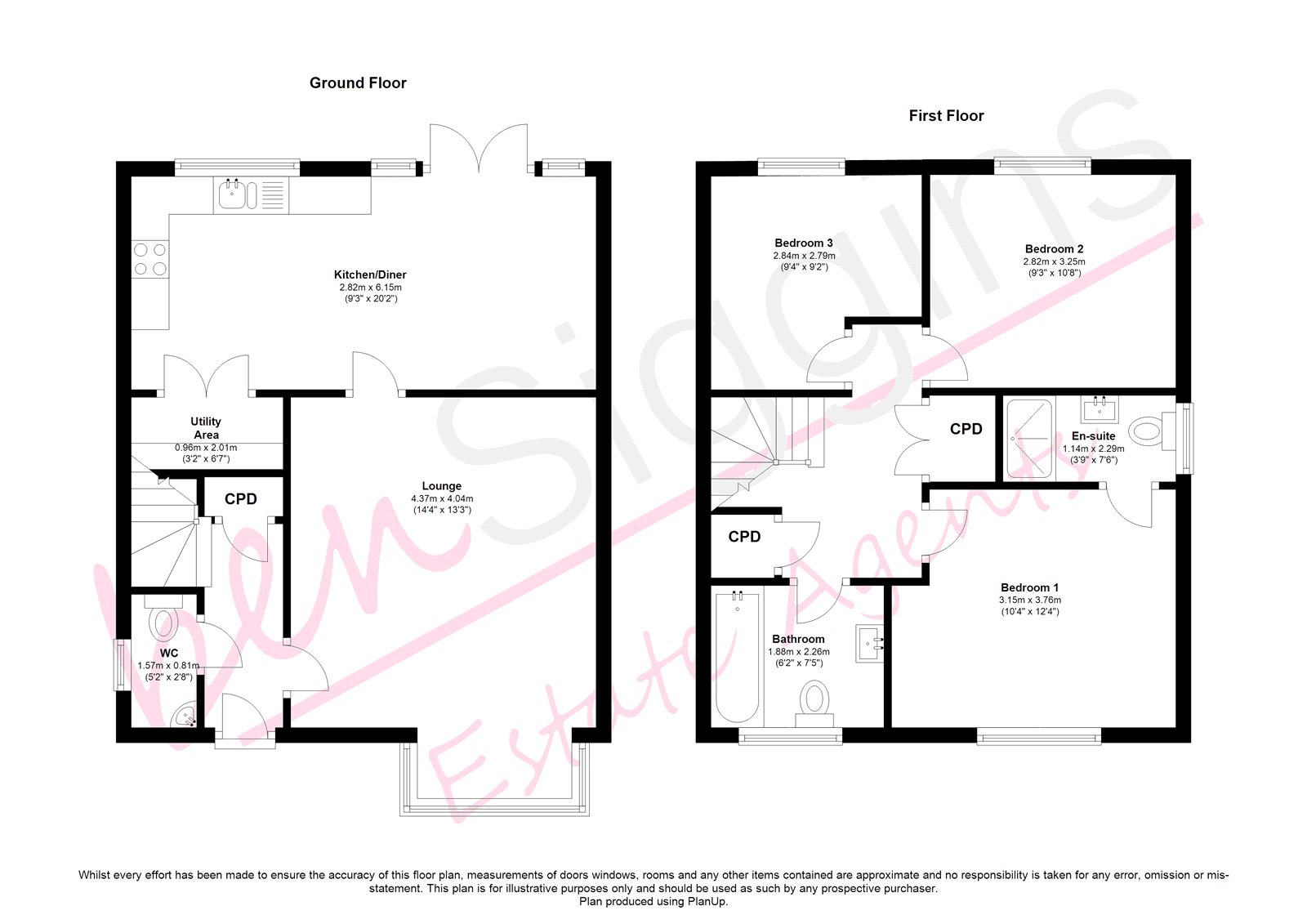 24, Bluebell Way, Maidstone floorplan