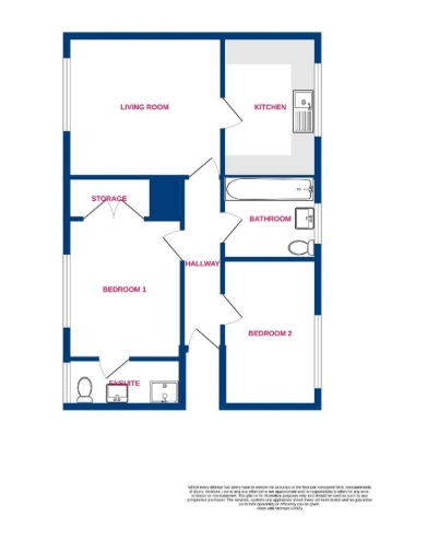 Flat 5, Timberlog Place,, Clay Hill Road, Essex floorplan