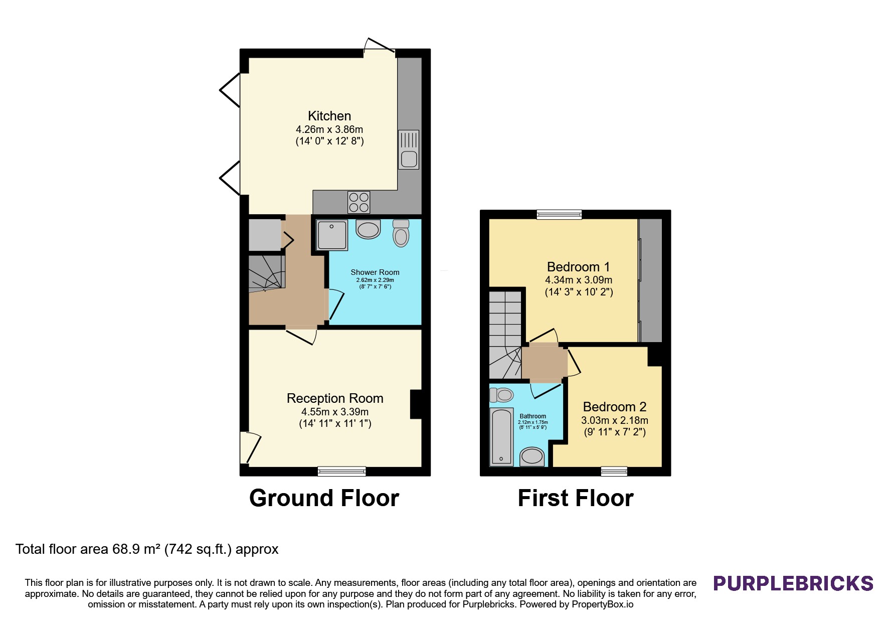 26, Shaftesbury Road, Carshalton floorplan