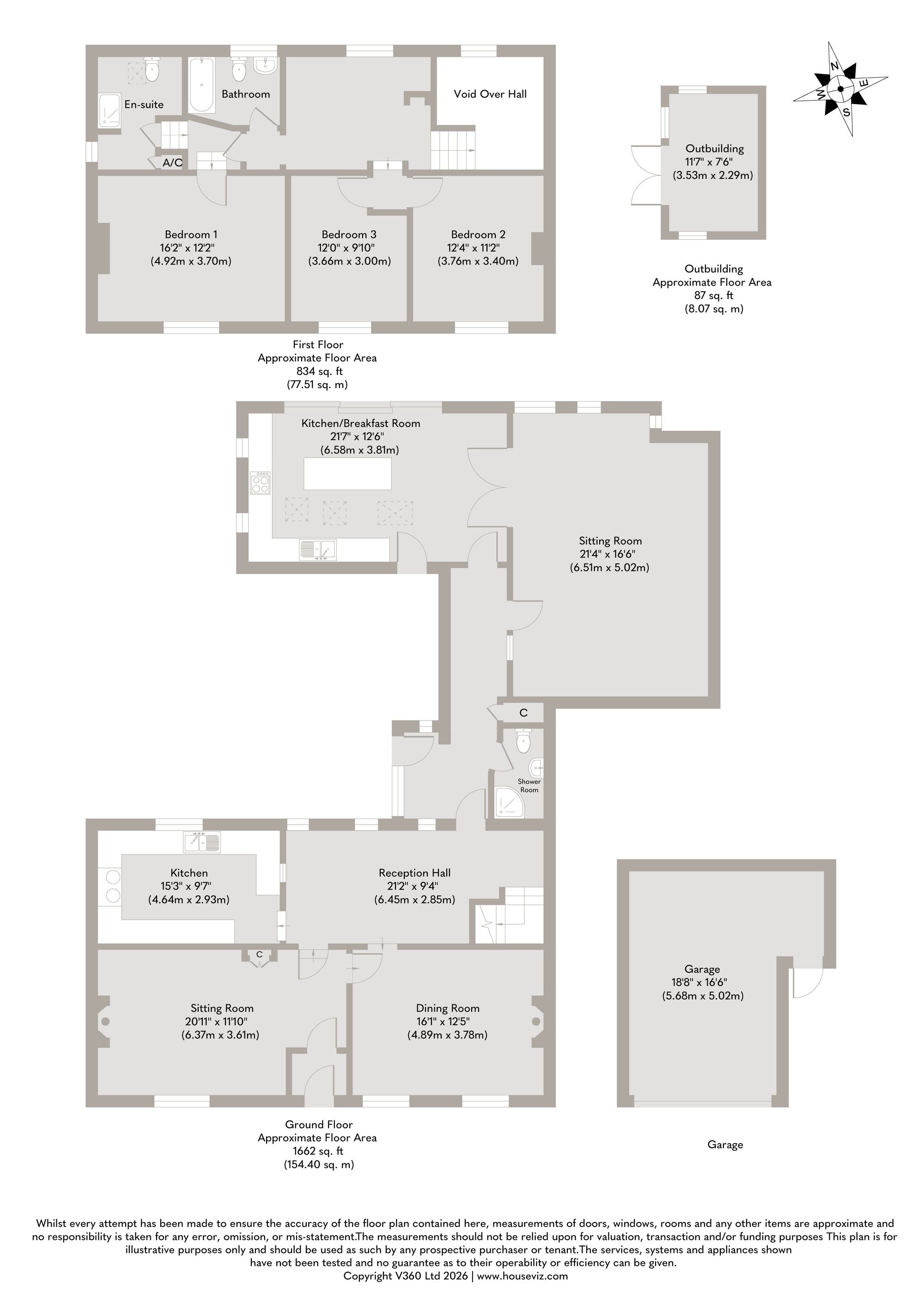 White Horse Cottage, Blakeney Road, Holt floorplan