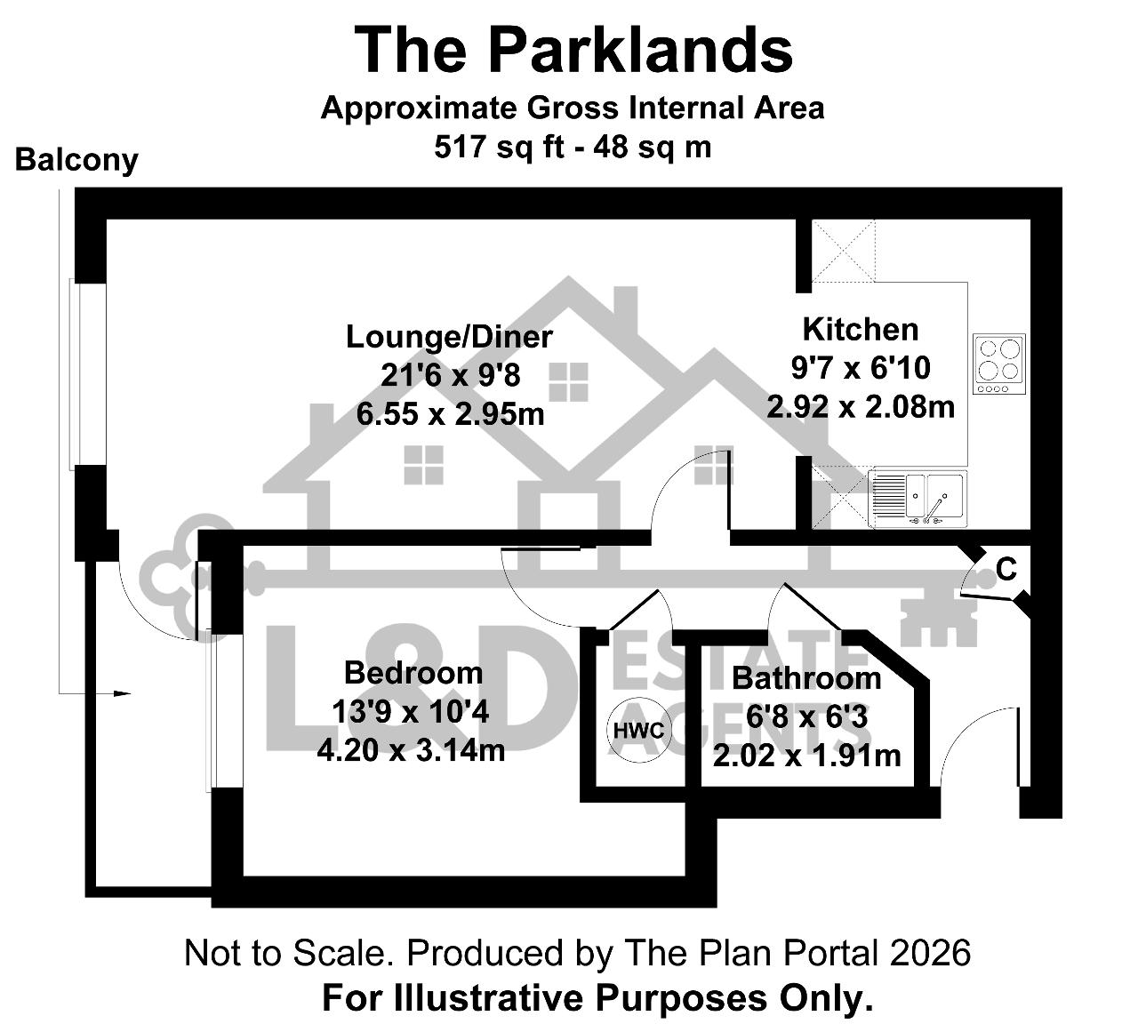 87, The Parklands, Court Drive, Dunstable floorplan