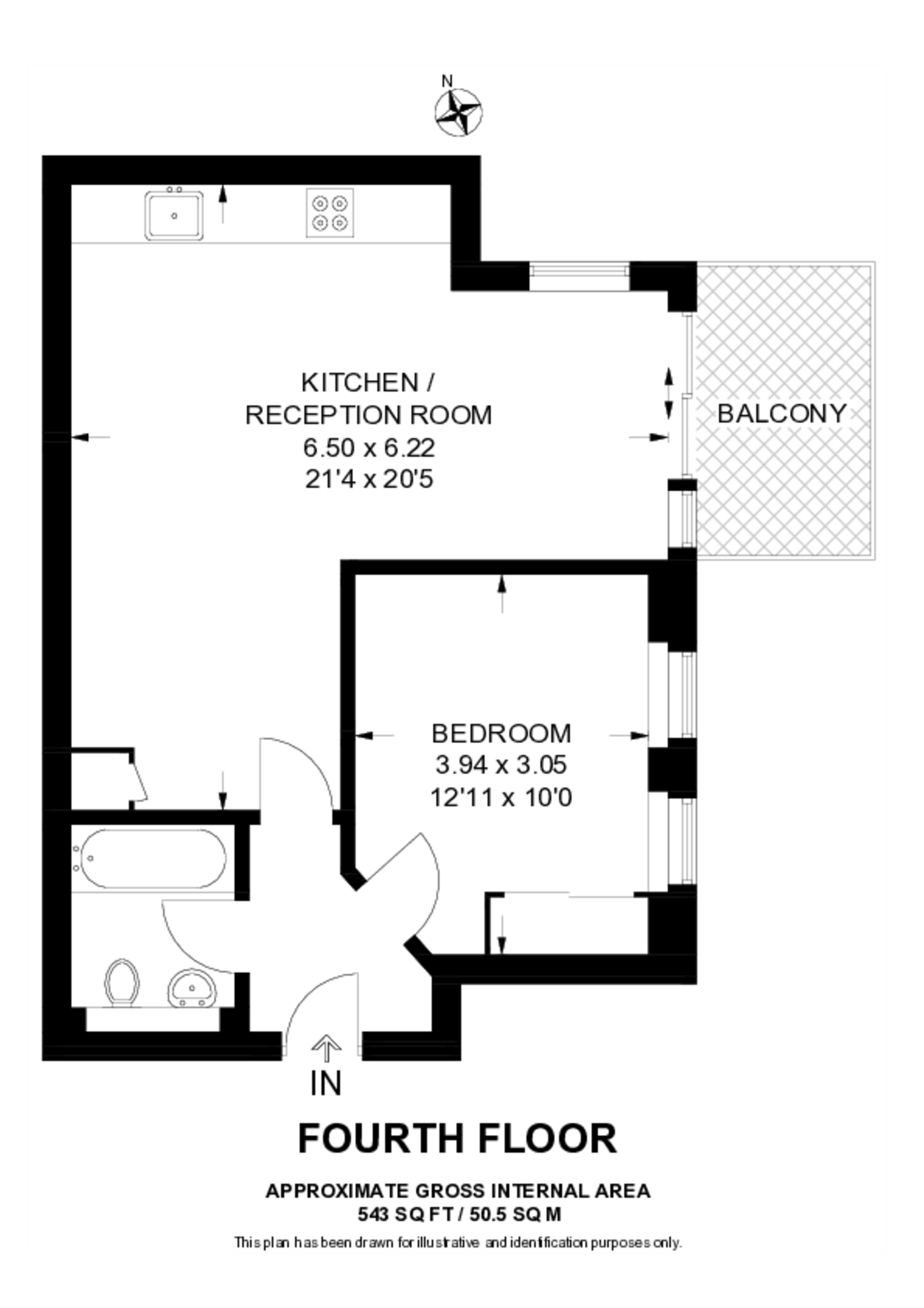 Bow Common Lane, E3, Bow floorplan
