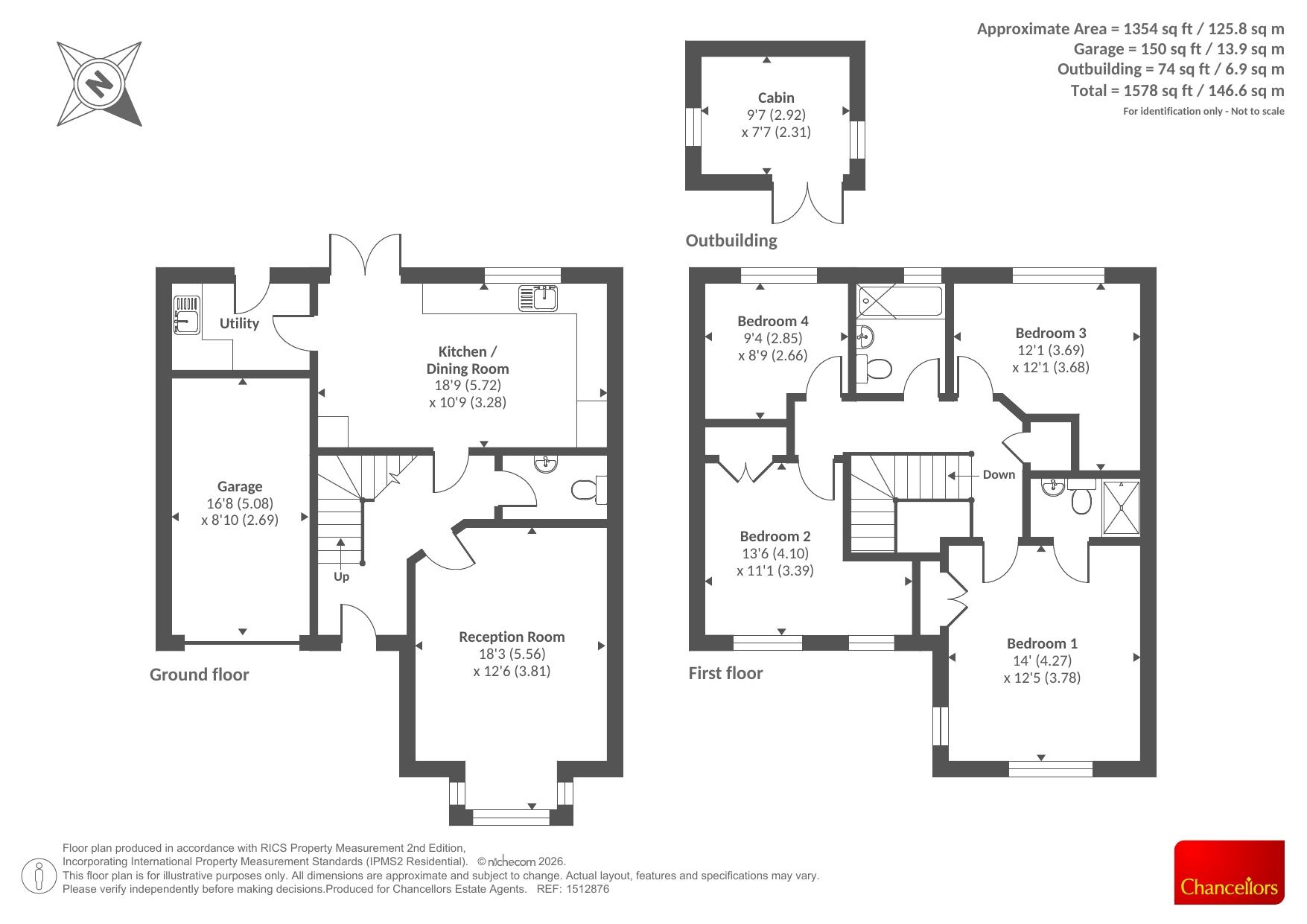 71, Lysander Way, Gloucestershire floorplan