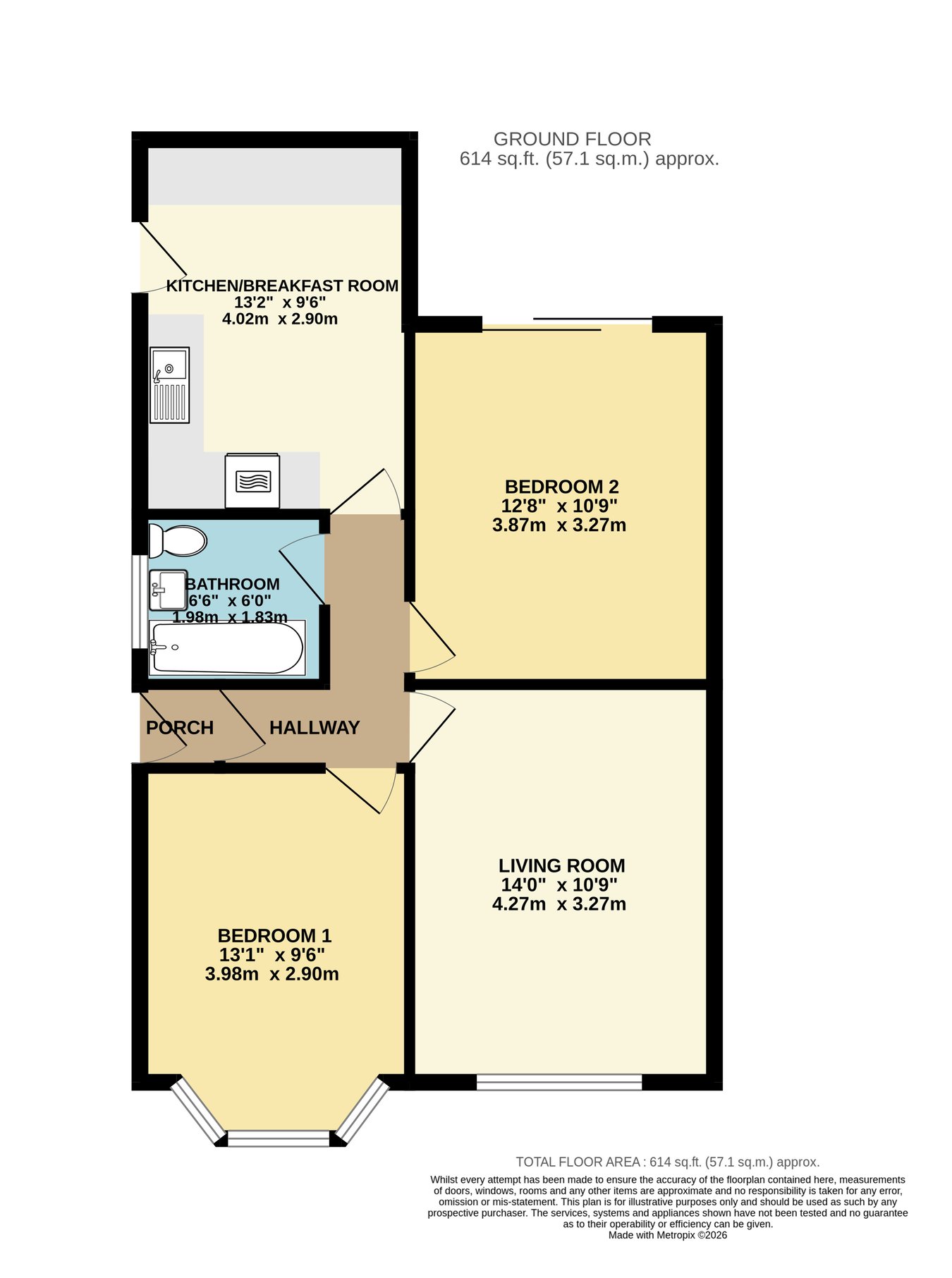 67, Marlborough Road, Ashford floorplan