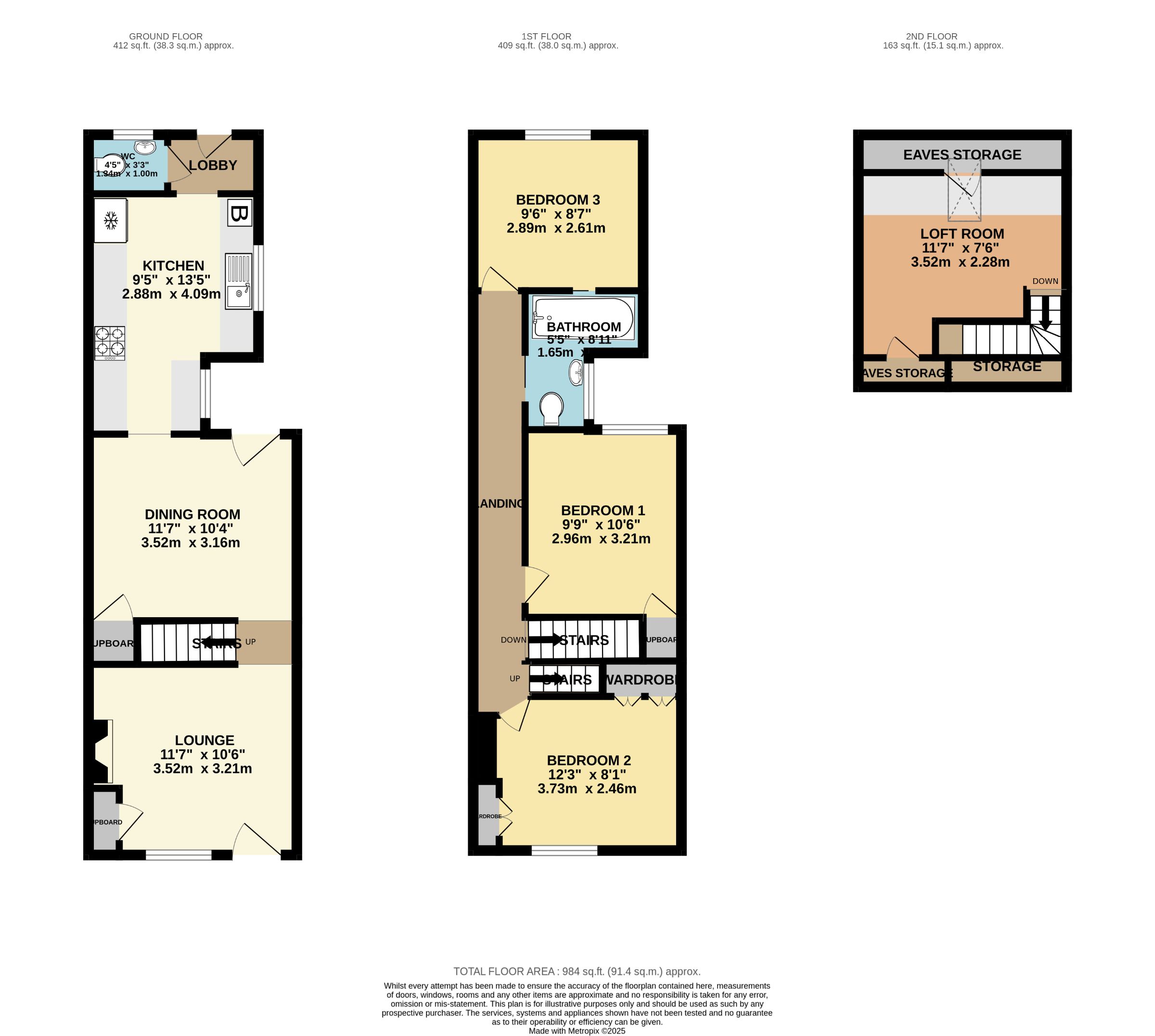 22 St Johns Road, Faversham floorplan