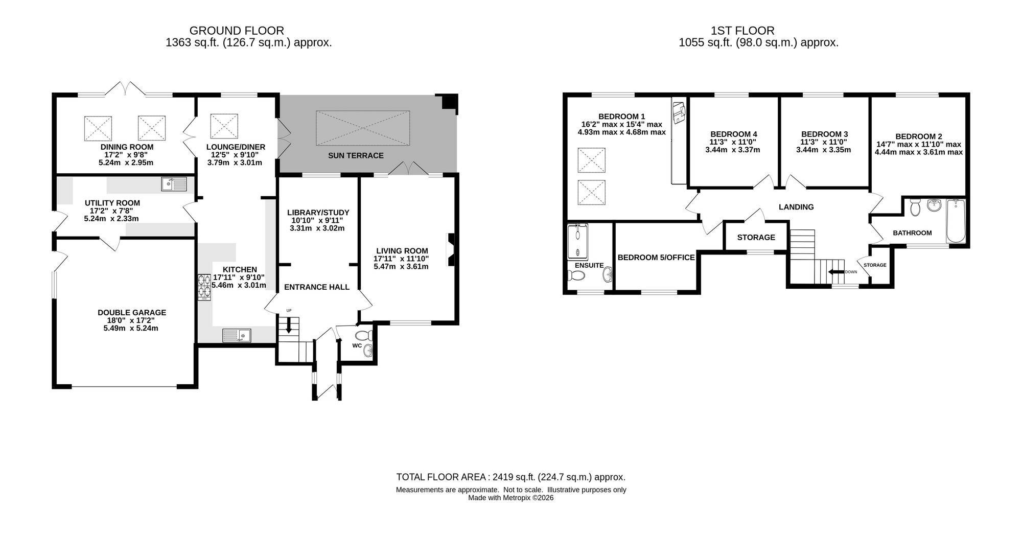 Wych Lane, Macclesfield floorplan