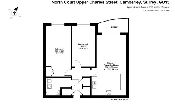 17 North Court,, Upper Charles Street, Surrey floorplan