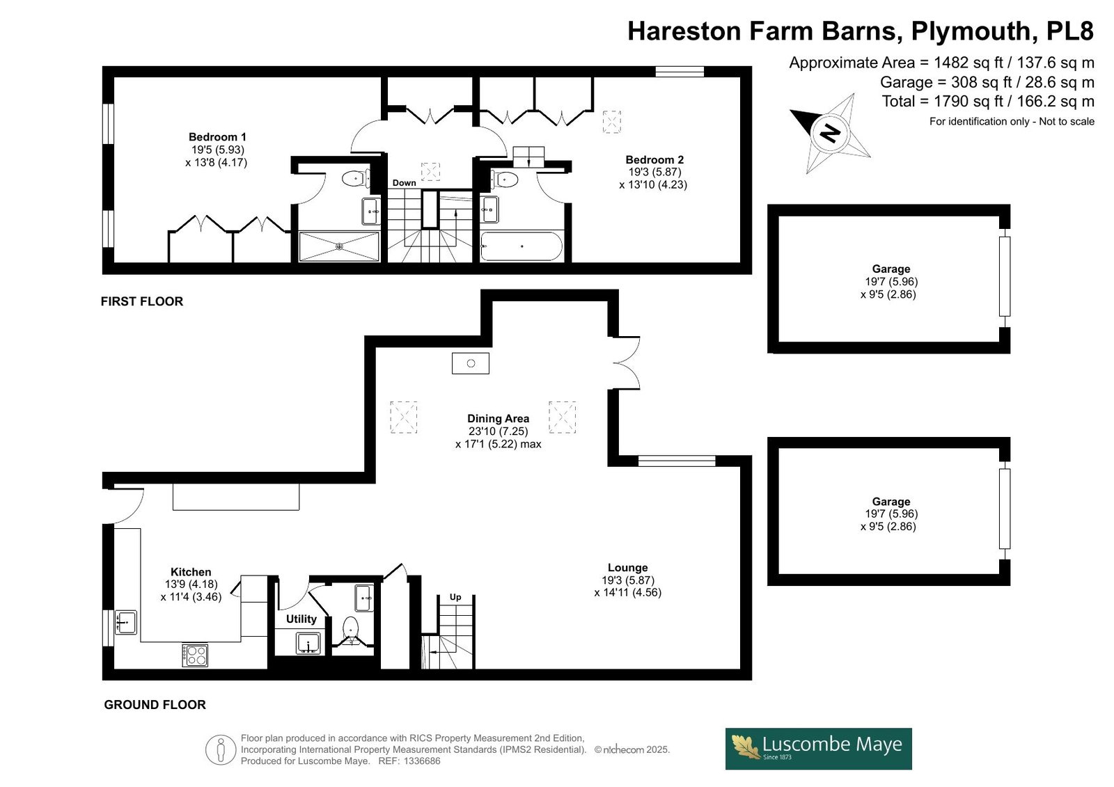 Damson, Hareston Farm Barns, Near Yealmpton floorplan