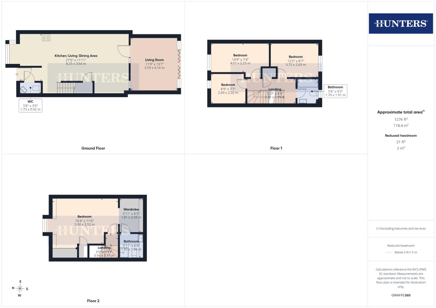 55, Waterdale Close, Bridlington floorplan