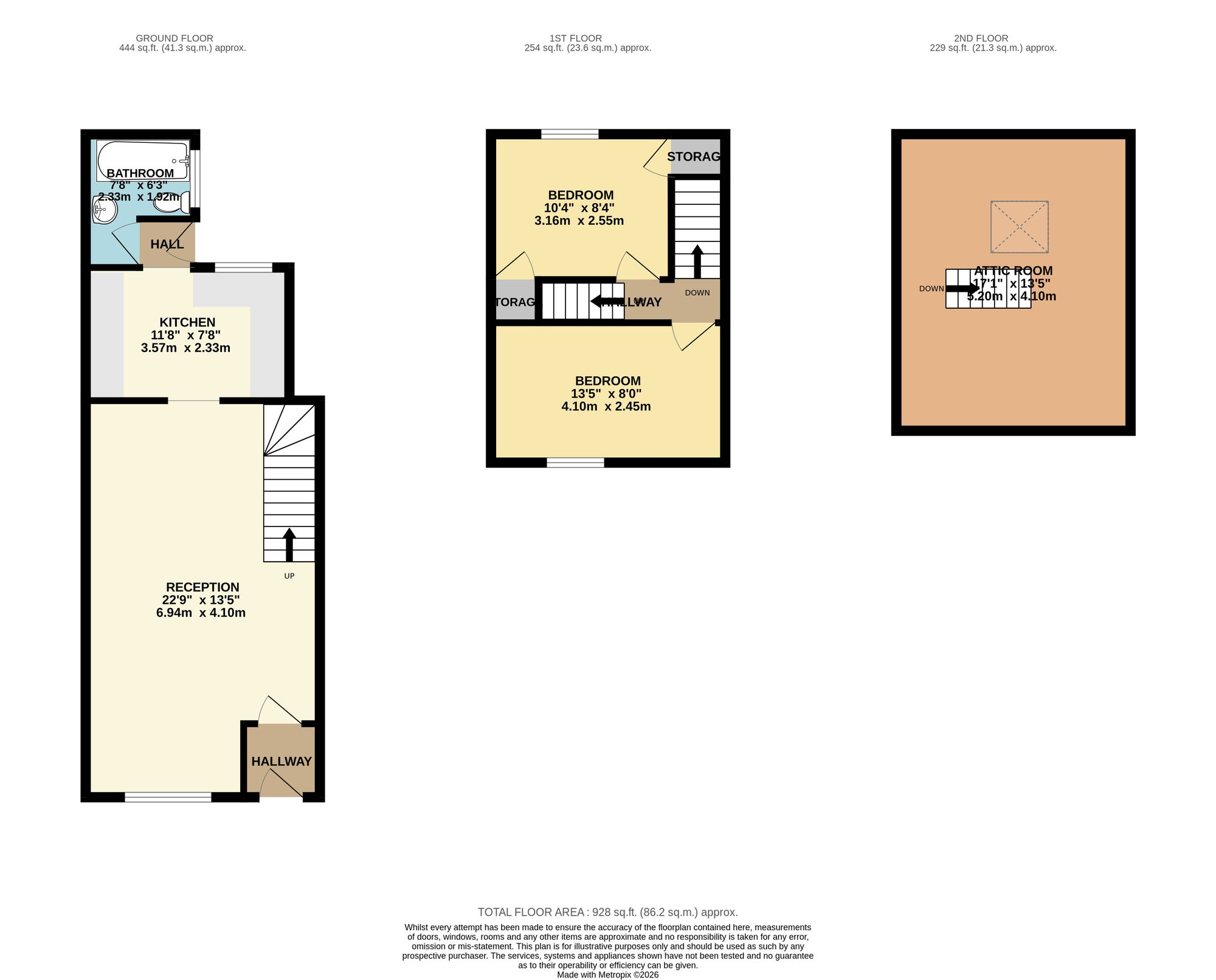 2 Oak Cottages, Abertillery floorplan