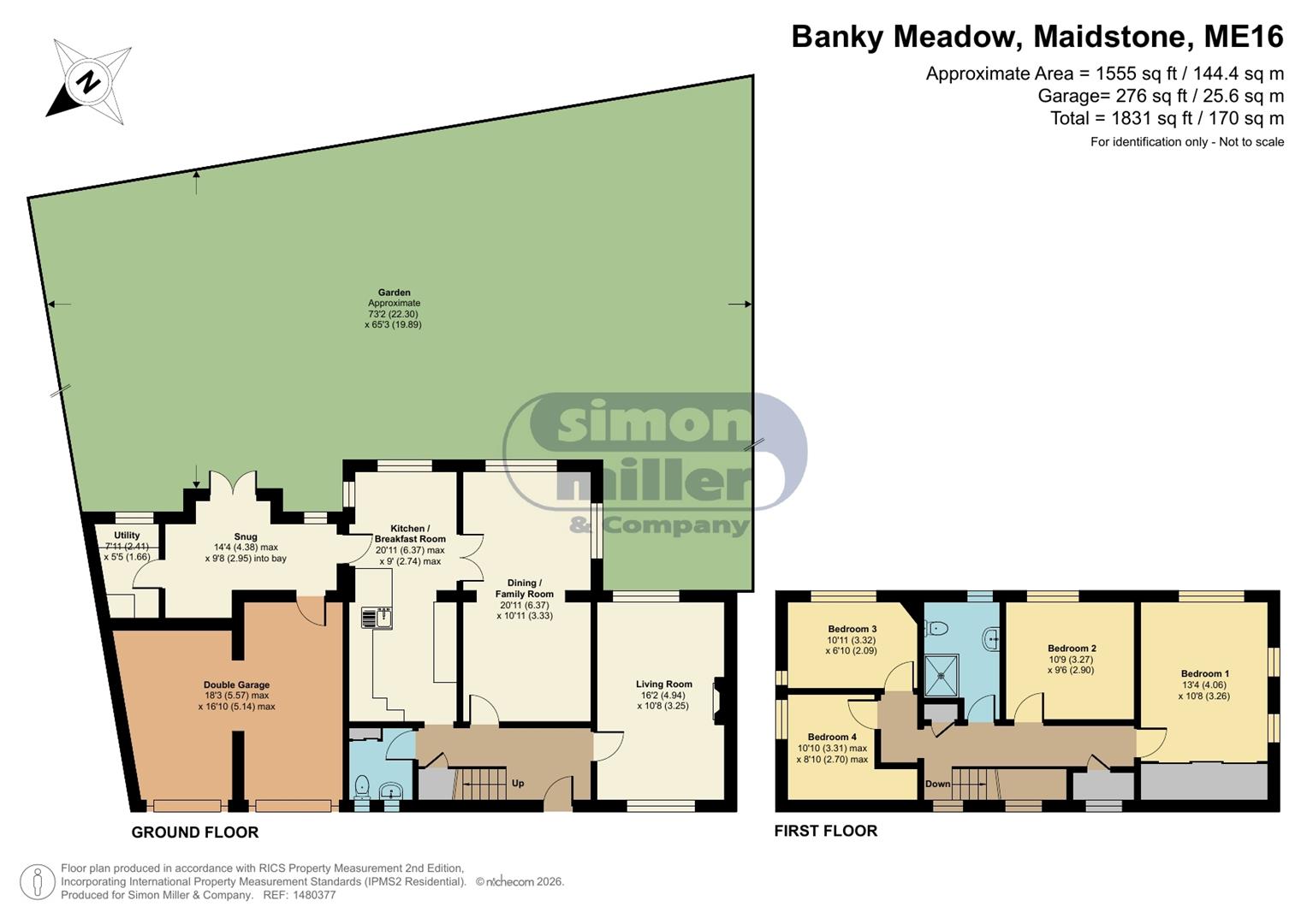 4, Banky Meadow, Maidstone floorplan