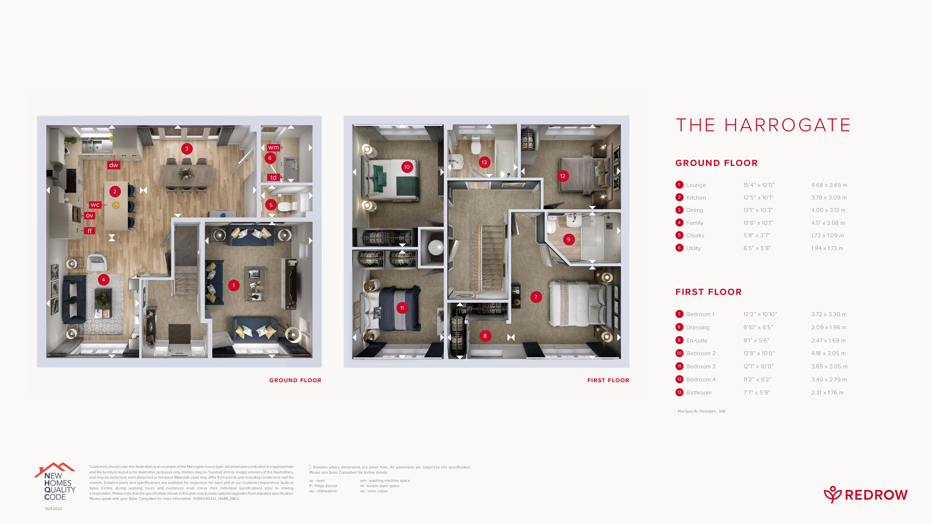 2444-541, Claydon Grove, Witham floorplan