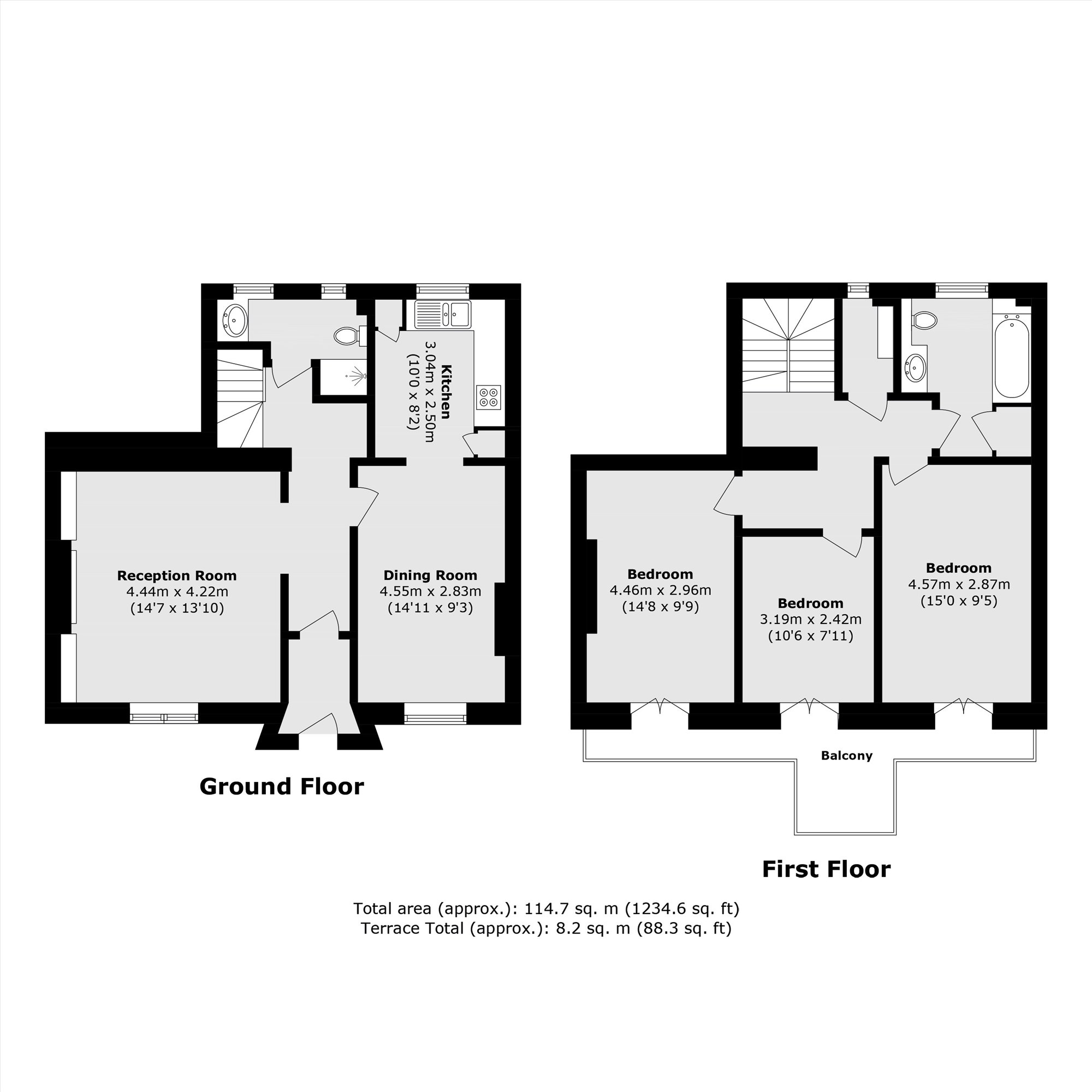 9, Bessborough Street, London floorplan