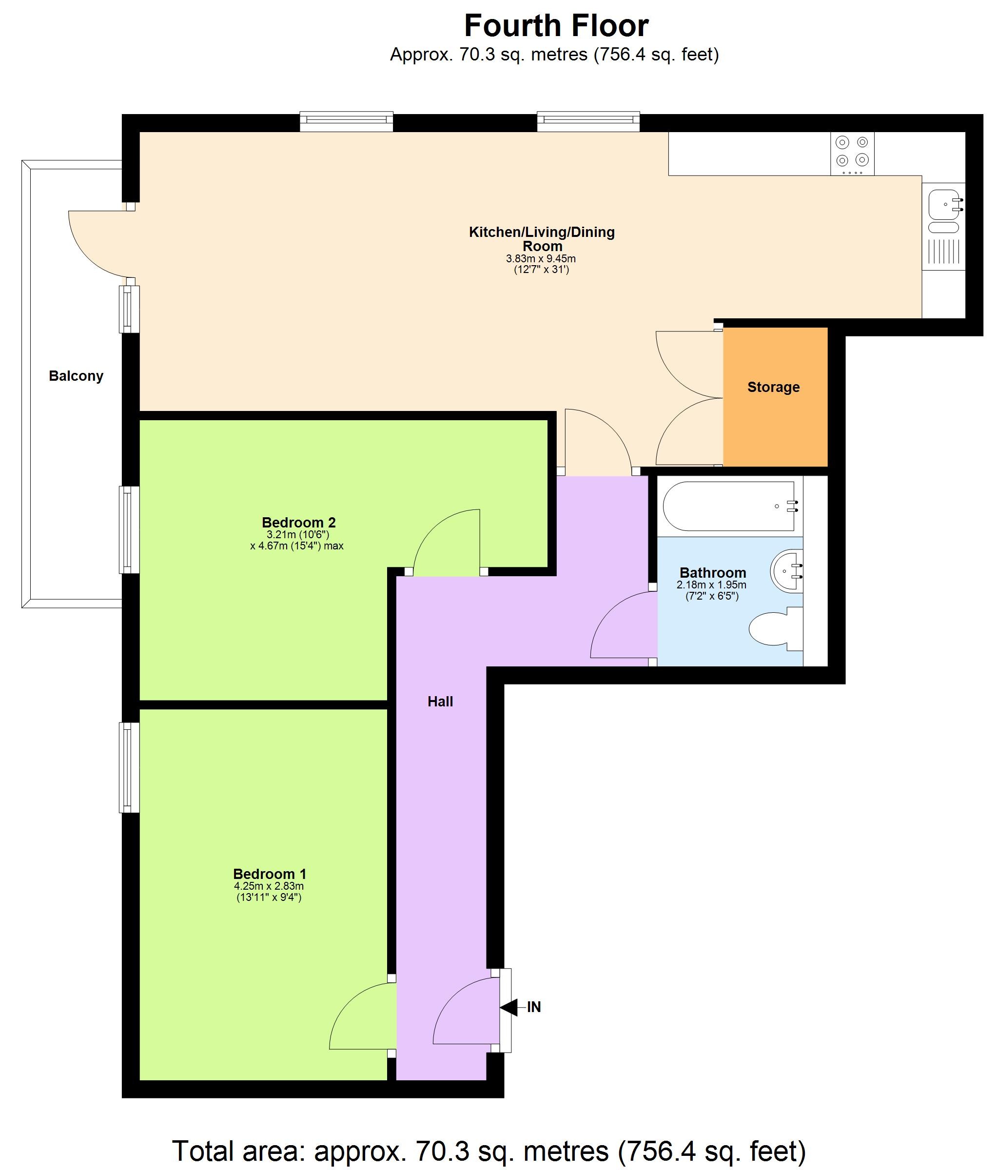 76 Affinity Place, 12, Elstree Way, Hertfordshire floorplan