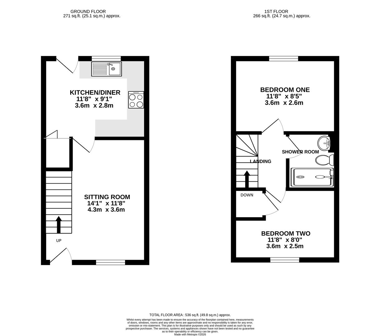 The Maltings, Weymouth floorplan