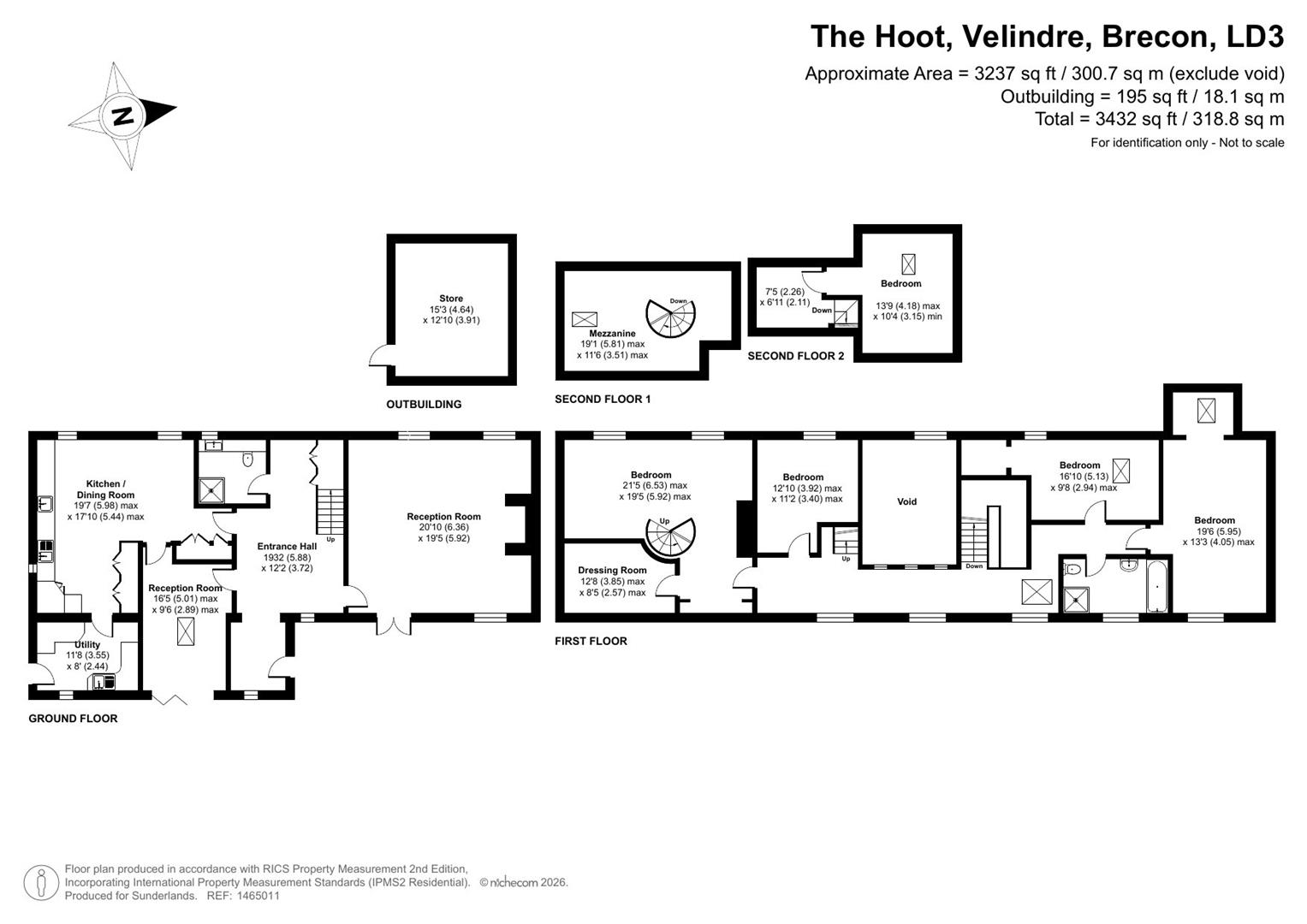 The Hoot, Velindre, Brecon floorplan