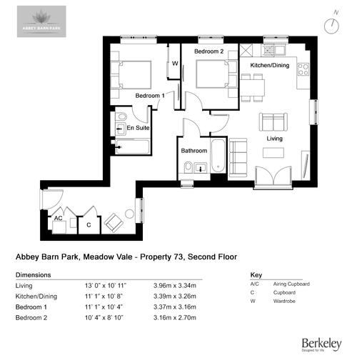 Abbey Barn Lane, High HP10, 2 bedroom flat for sale 58753578