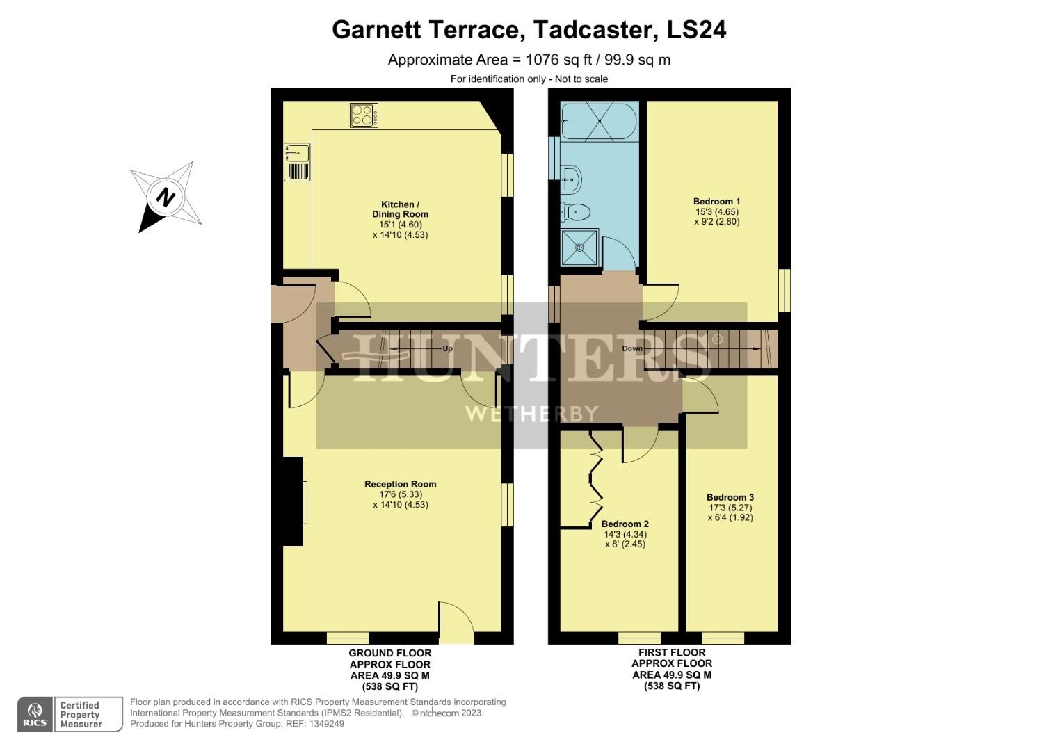 2, Garnett Terrace, North Yorkshire floorplan