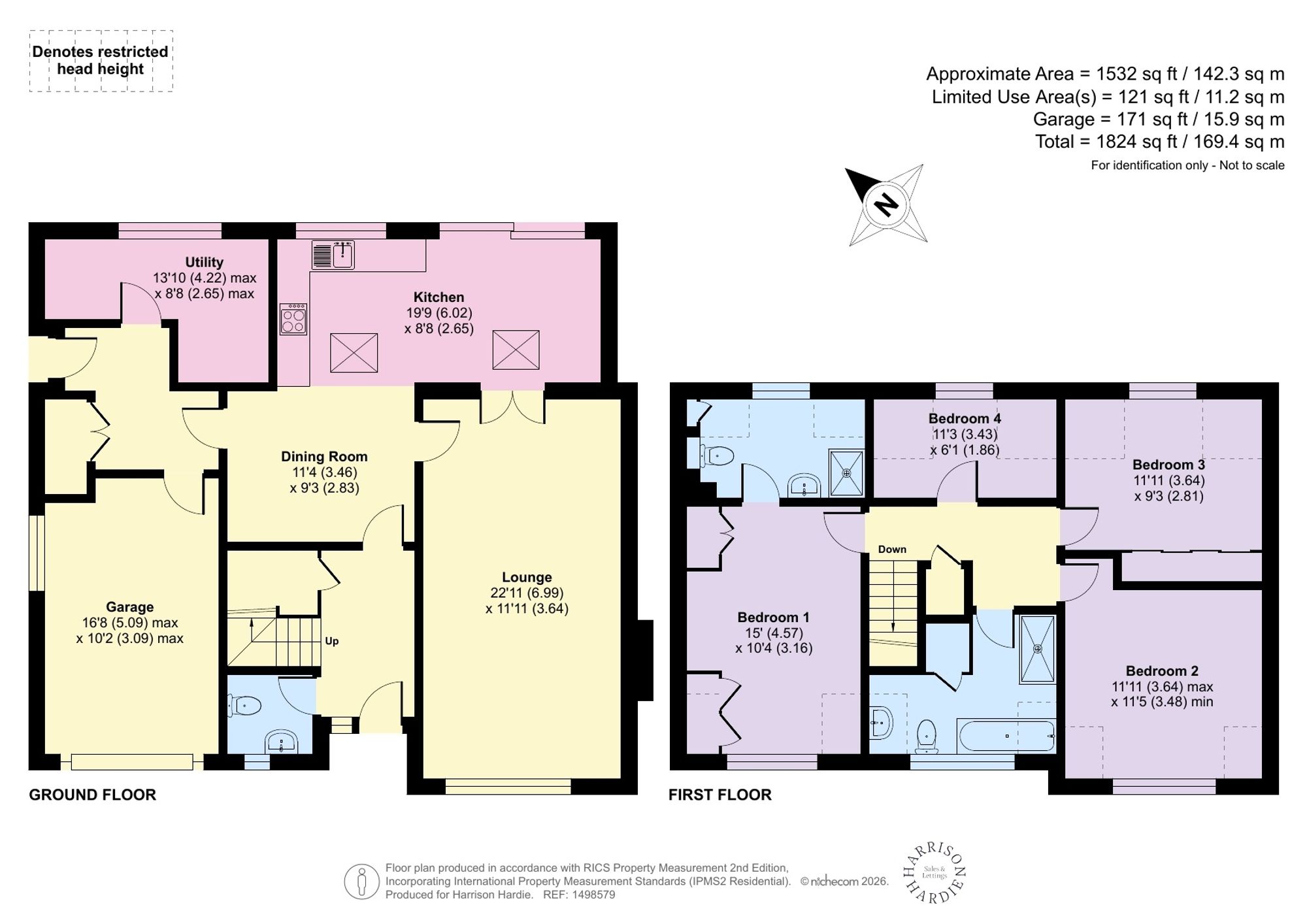 86 Roman Way, Cheltenham floorplan
