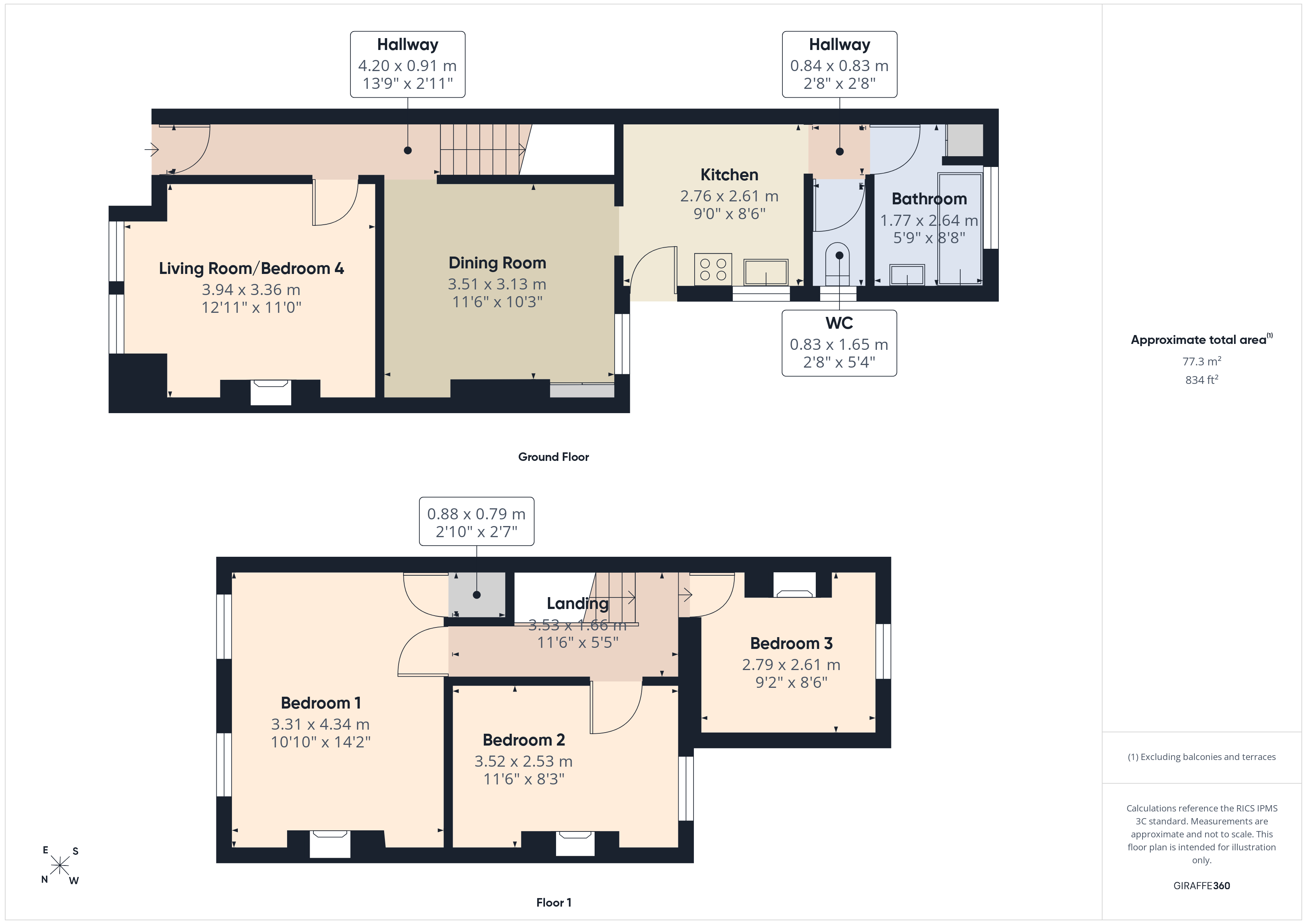 84, Danesbury Road, Middlesex floorplan