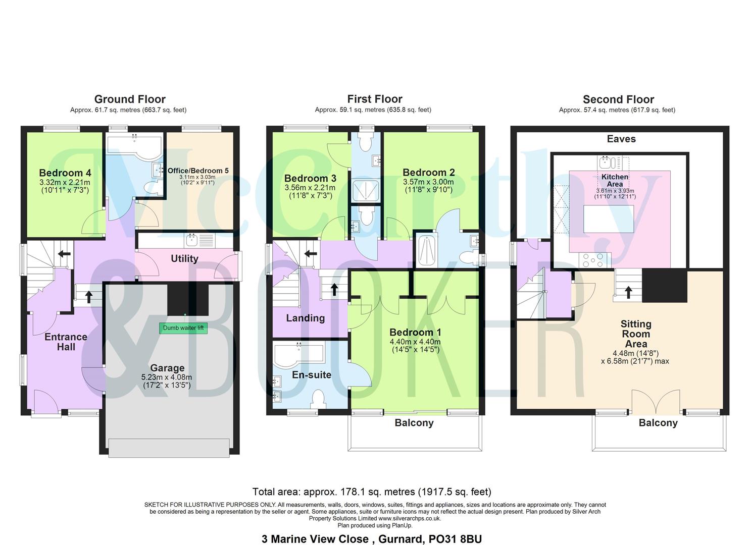 3, Marine View Close, Cowes floorplan