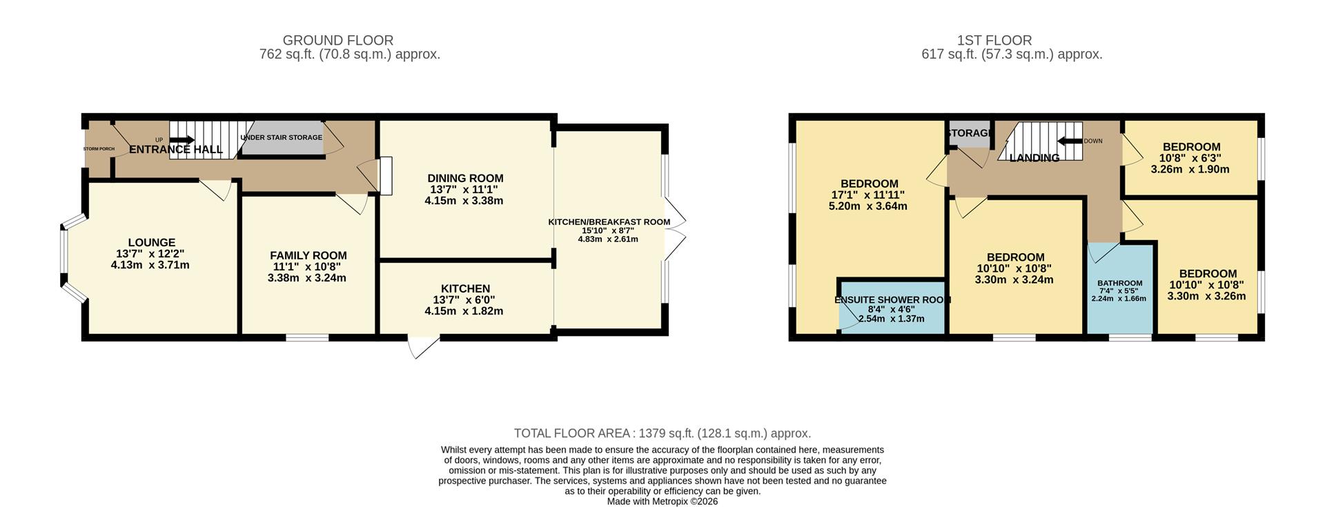 30, Valencia Road, Worthing floorplan