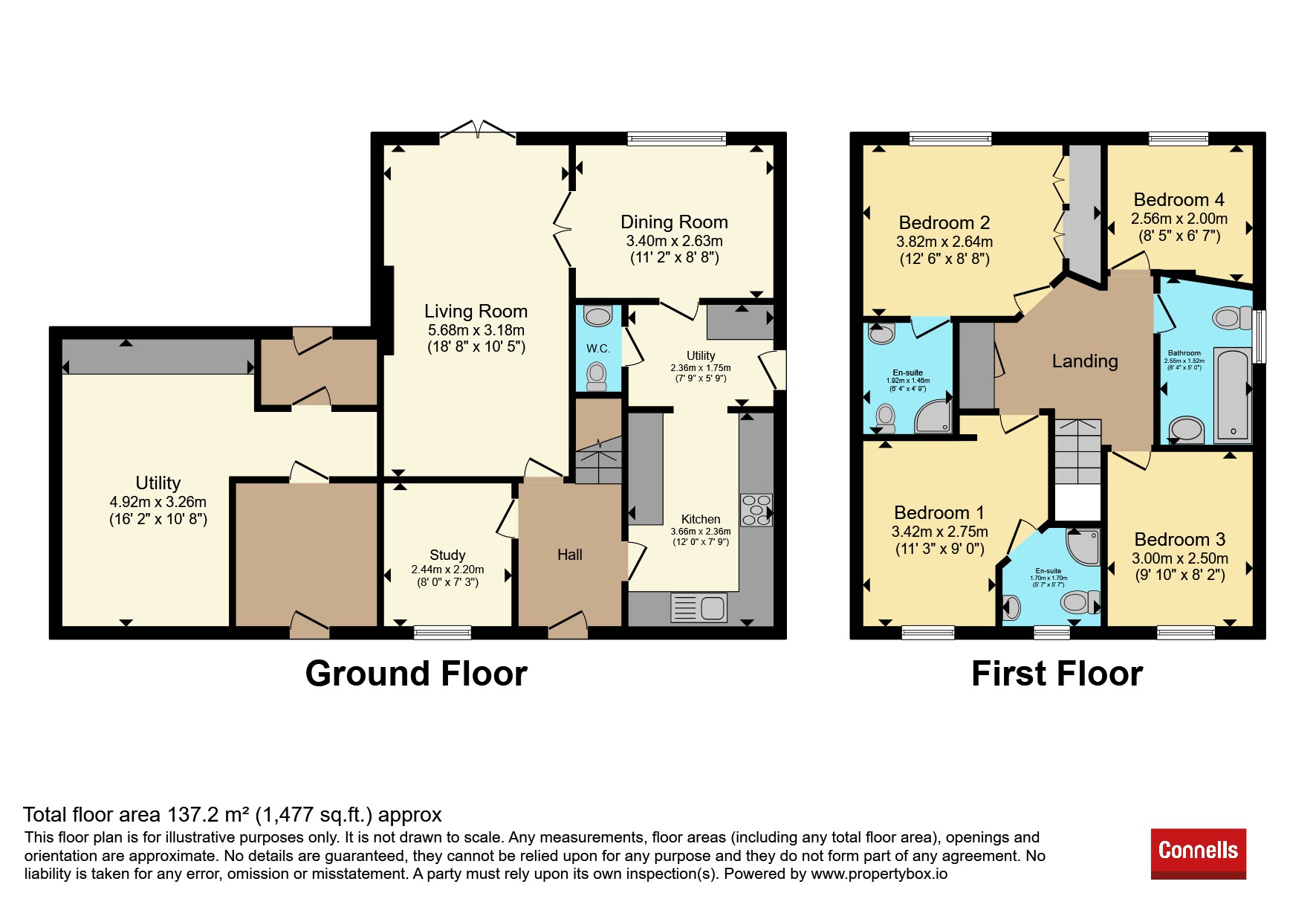 Quinton Close, Warwick floorplan