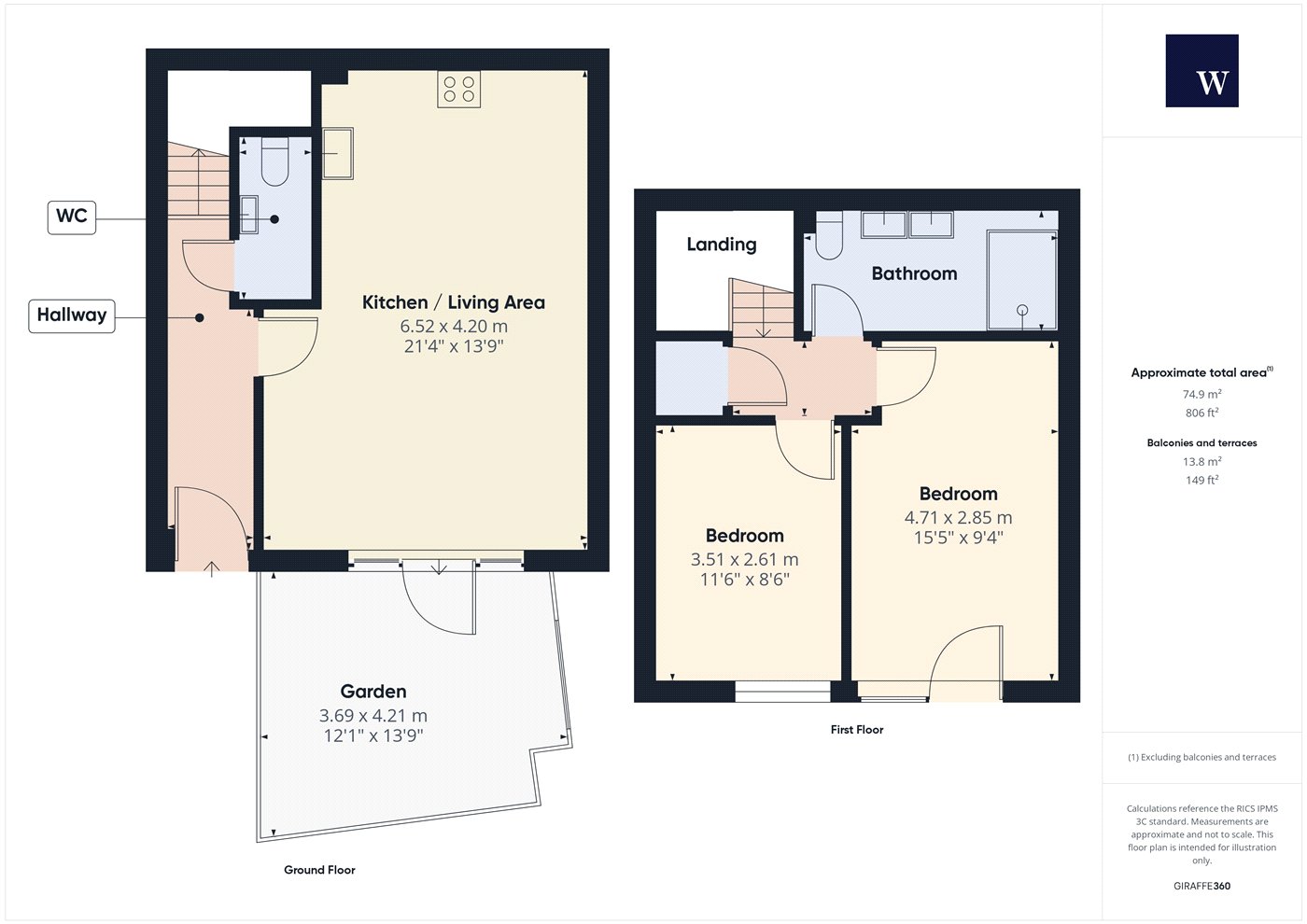 5, Nicholls Mews, London floorplan