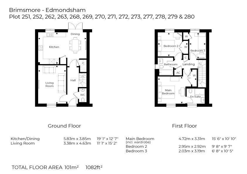 Plot 251, The Edmondsham, Brimsmore,, Plot 251, The Edmondsham, Somerset floorplan