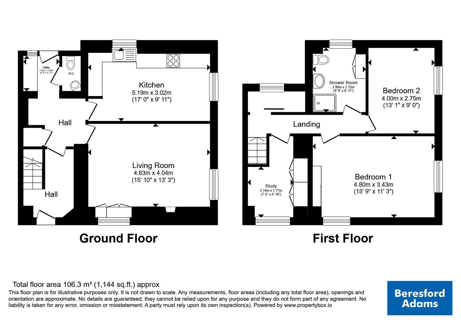 1 Pen Y Graig,, Tudweiliog, Gwynedd floorplan