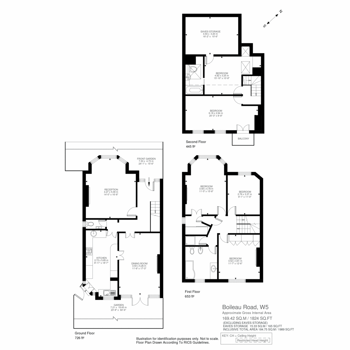 74, Boileau Road, Ealing floorplan
